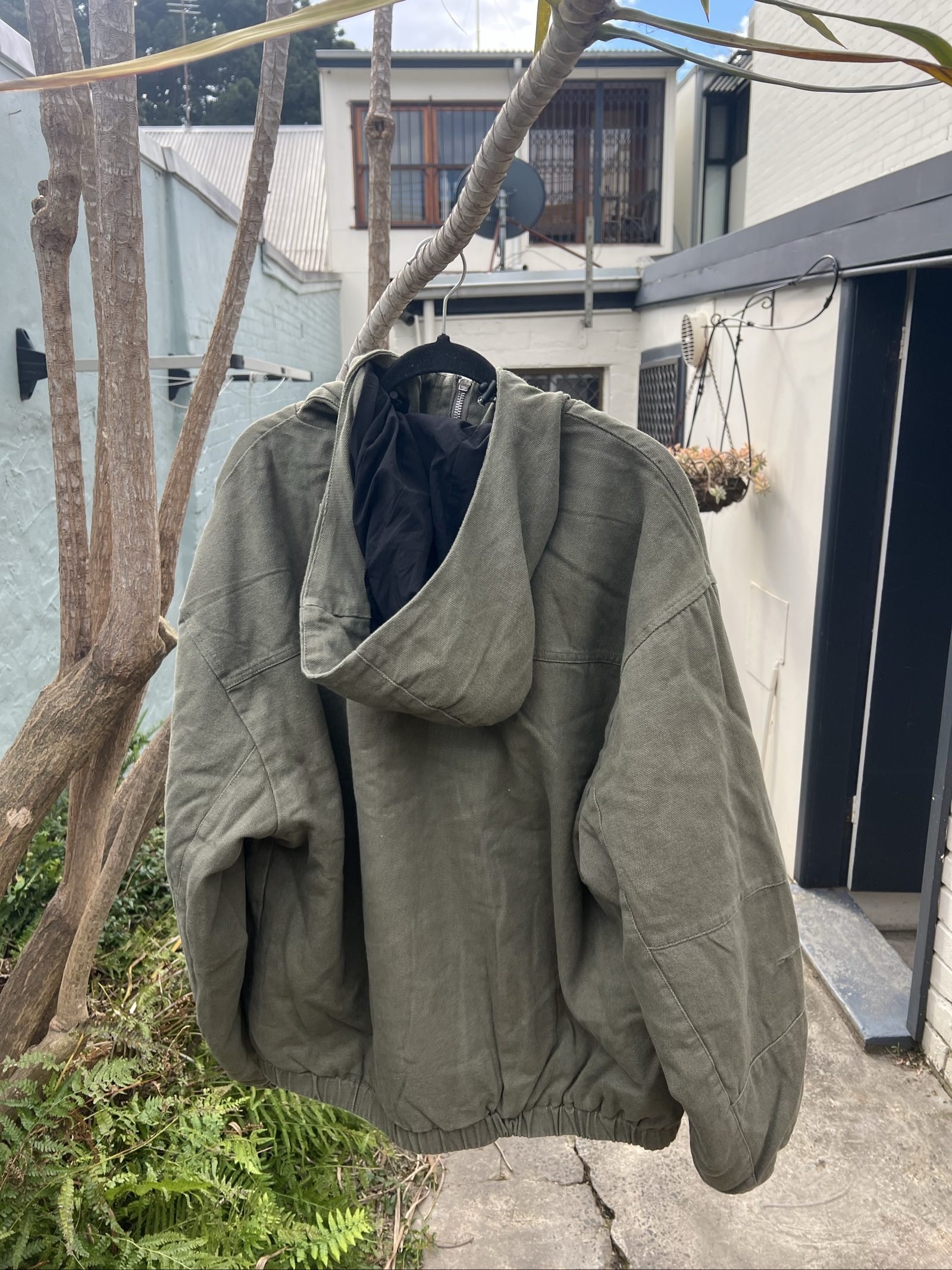 ROA Olive military canvas jacket image 9
