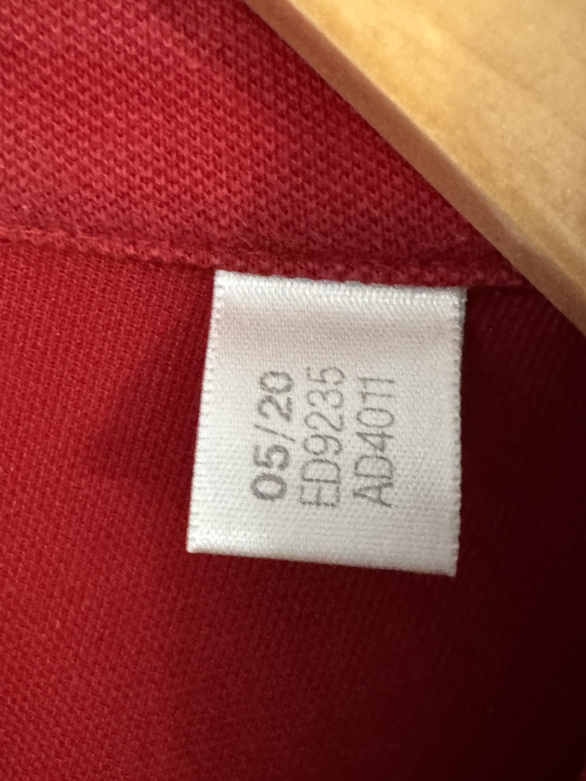 Adidas Men's Red FC Breitenrain Bern Polo Shirt Large 3032 image 10