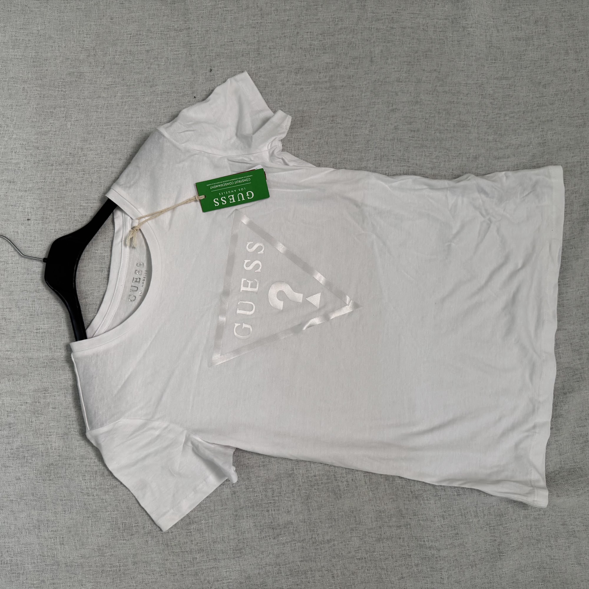 Camiseta Guess Sellie – Blanco, talla S