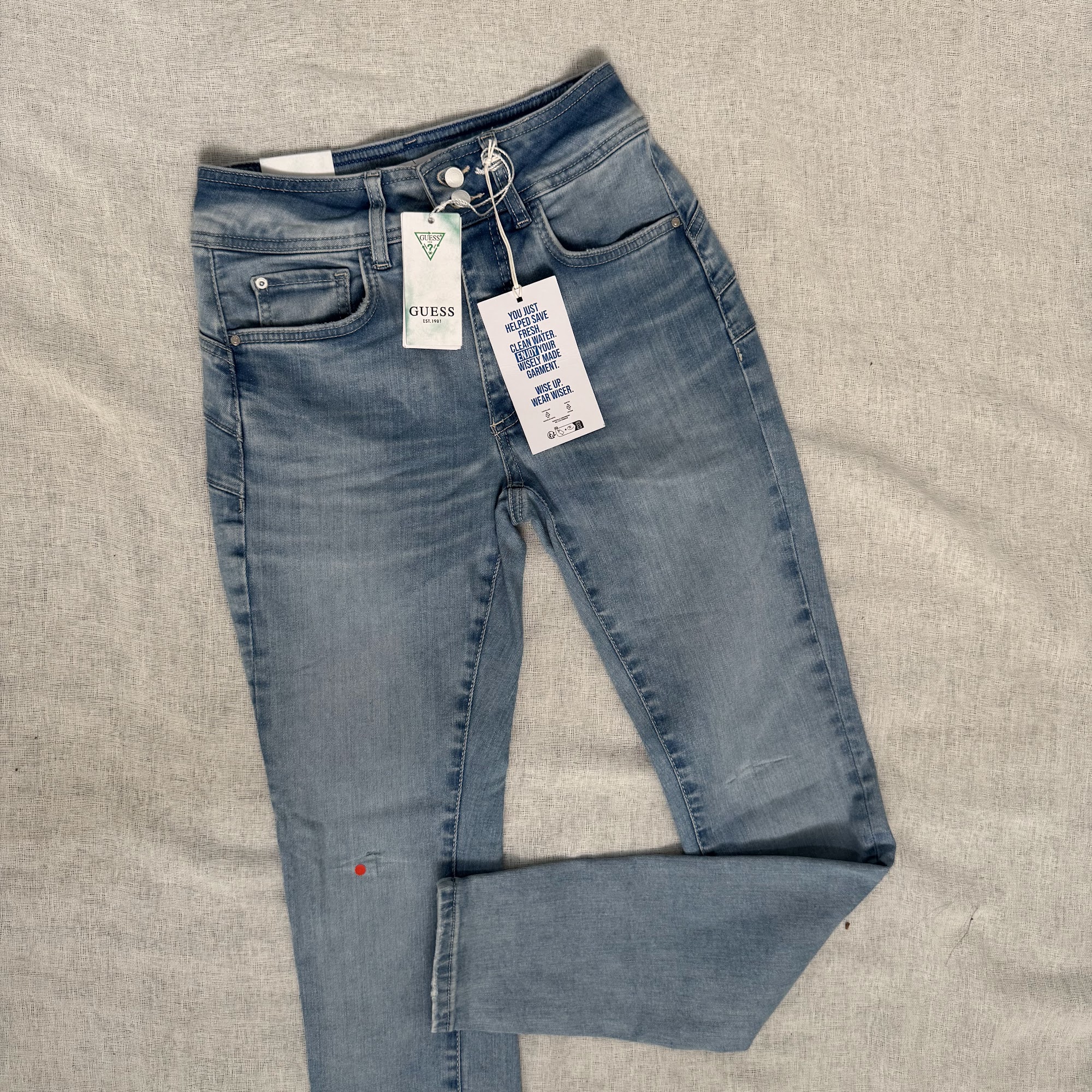 Vaqueros Guess Skinny High – Azul, 27 (tara)