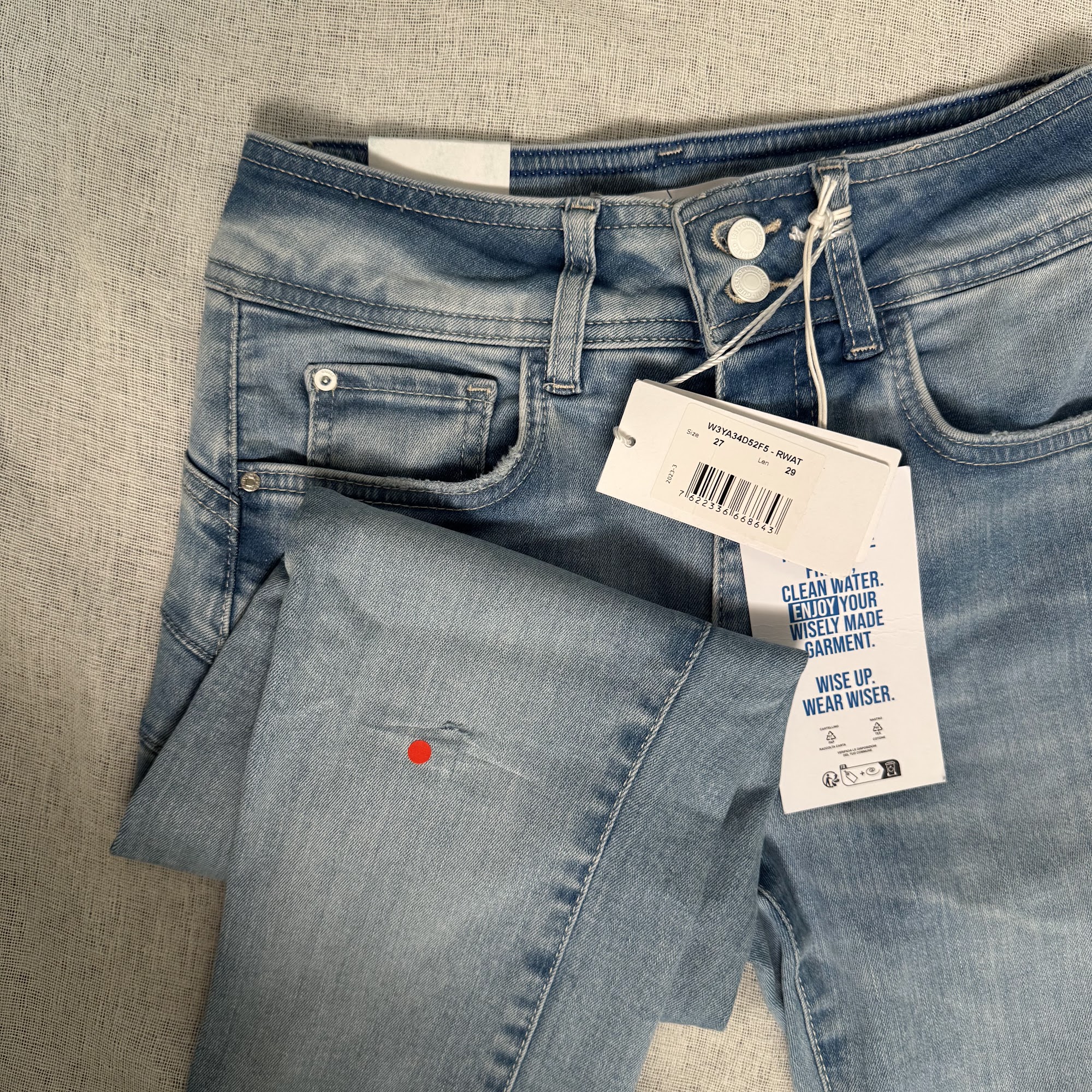 Vaqueros Guess Skinny High – Azul, 27 (tara) image 2