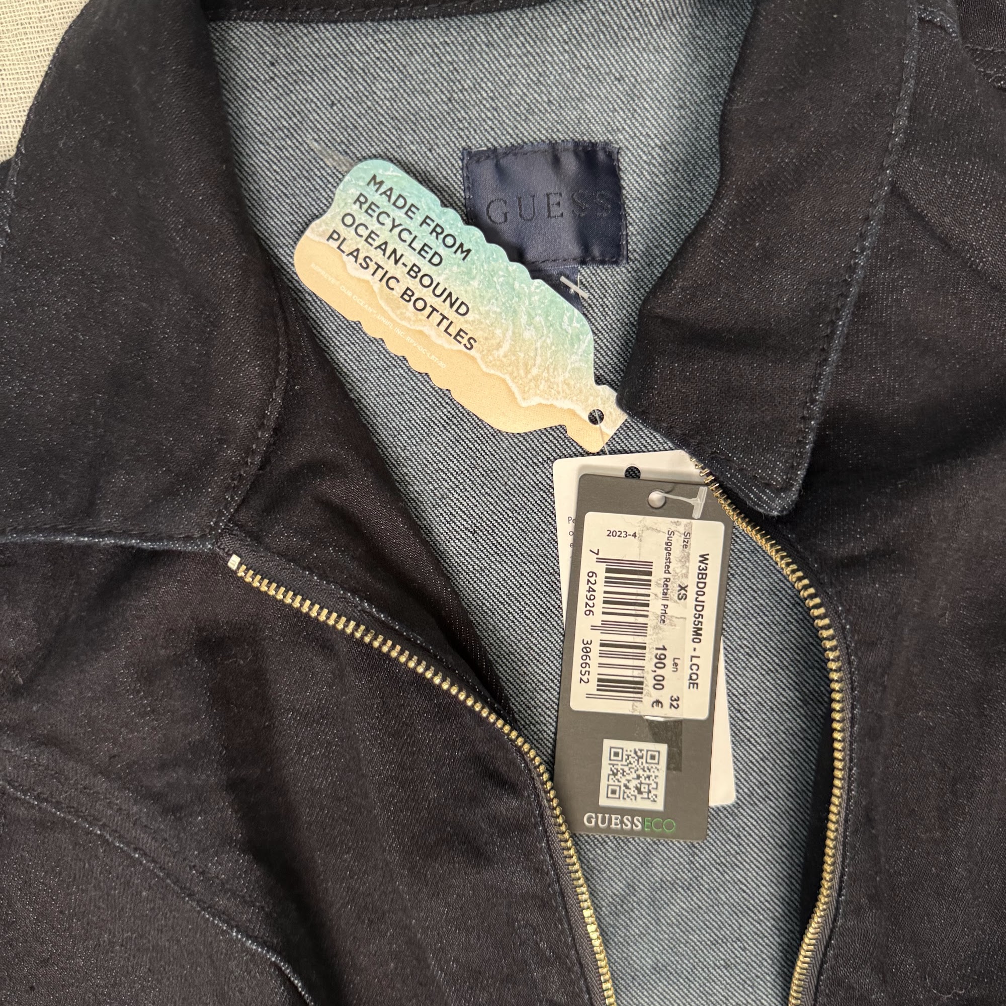 Mono denim Guess Eco – Azul oscuro, XS (tara) image 2