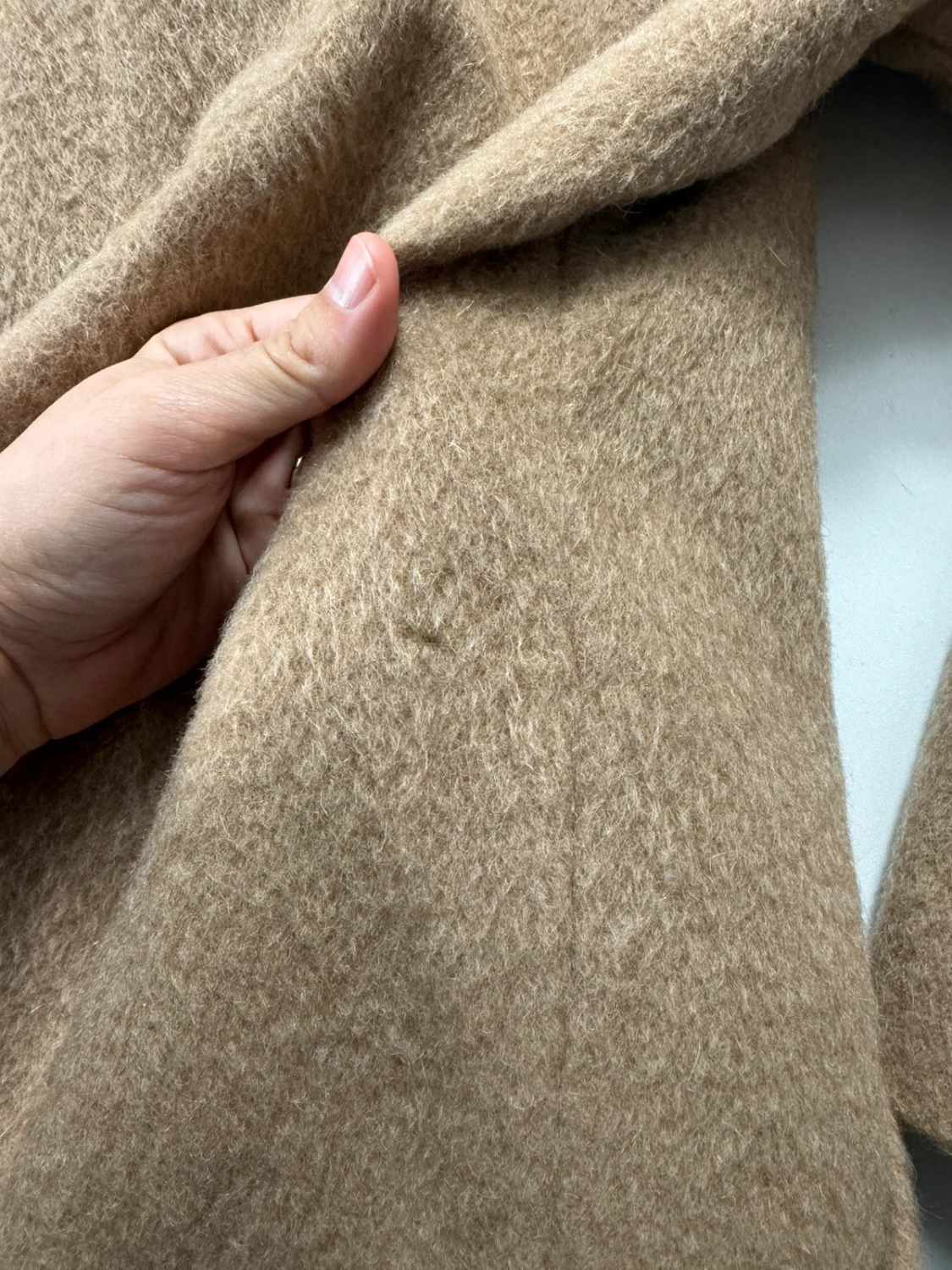 Manteau double boutonnage camel à manches longues - taille M image 5