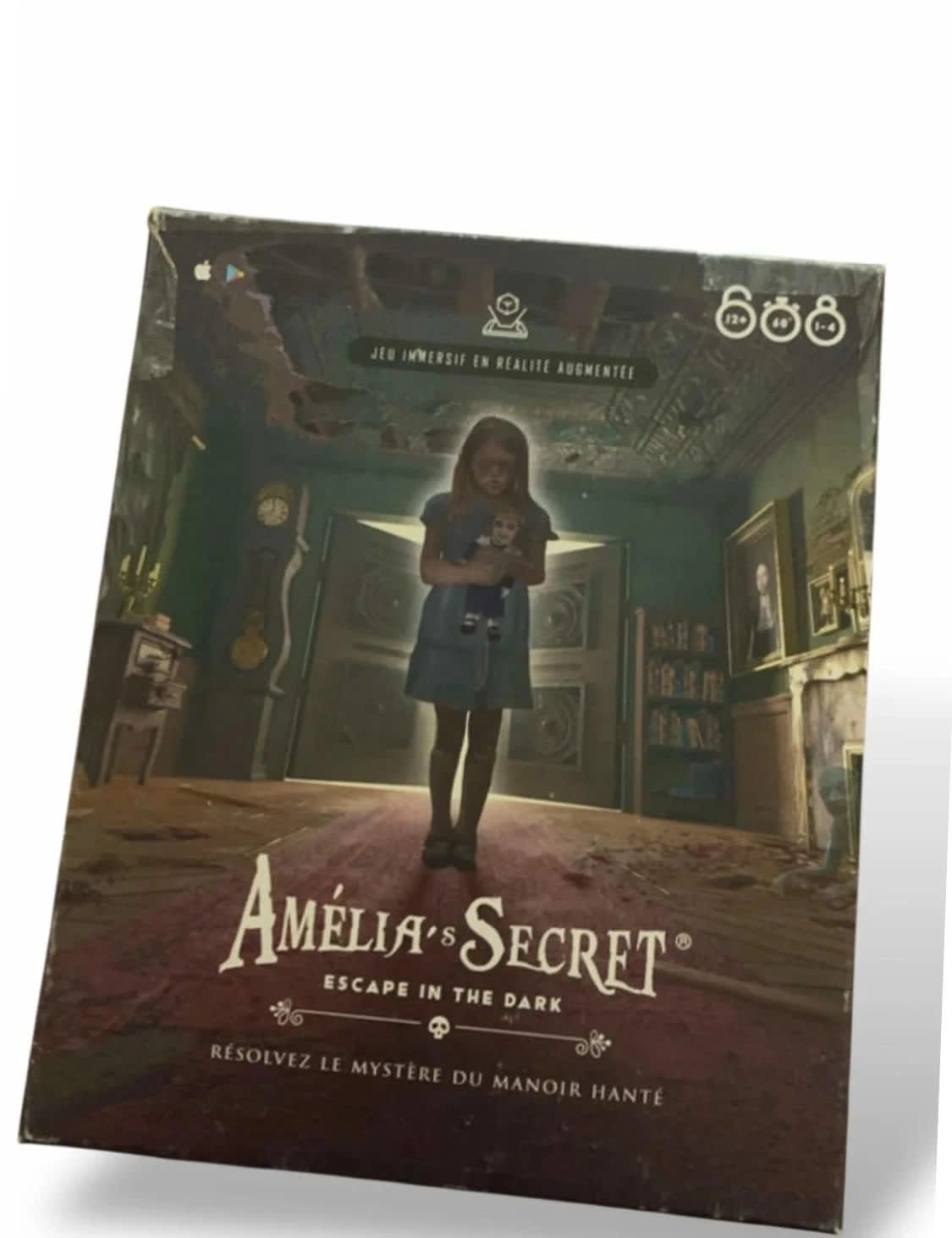 Amélia's Secret – Escape in the Dark – Jeu de société AR 1-4 joueurs