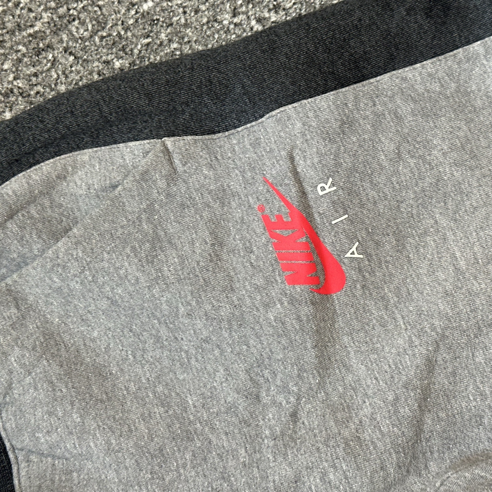 Nike Men’s Grey & Black Air Joggers XL Streetwear image 5
