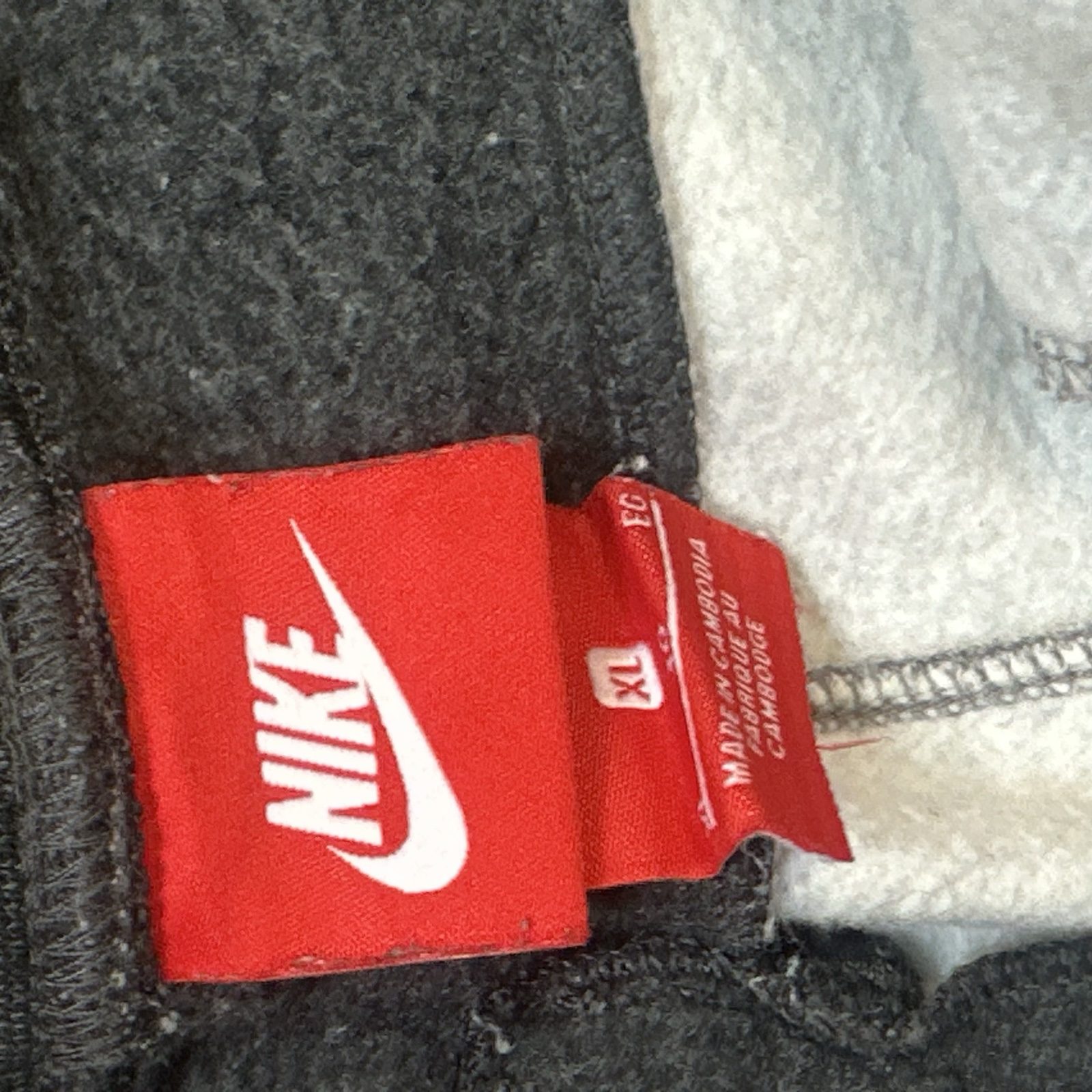 Nike Grey & Black Air Sweatpants XL Casual Joggers image 3