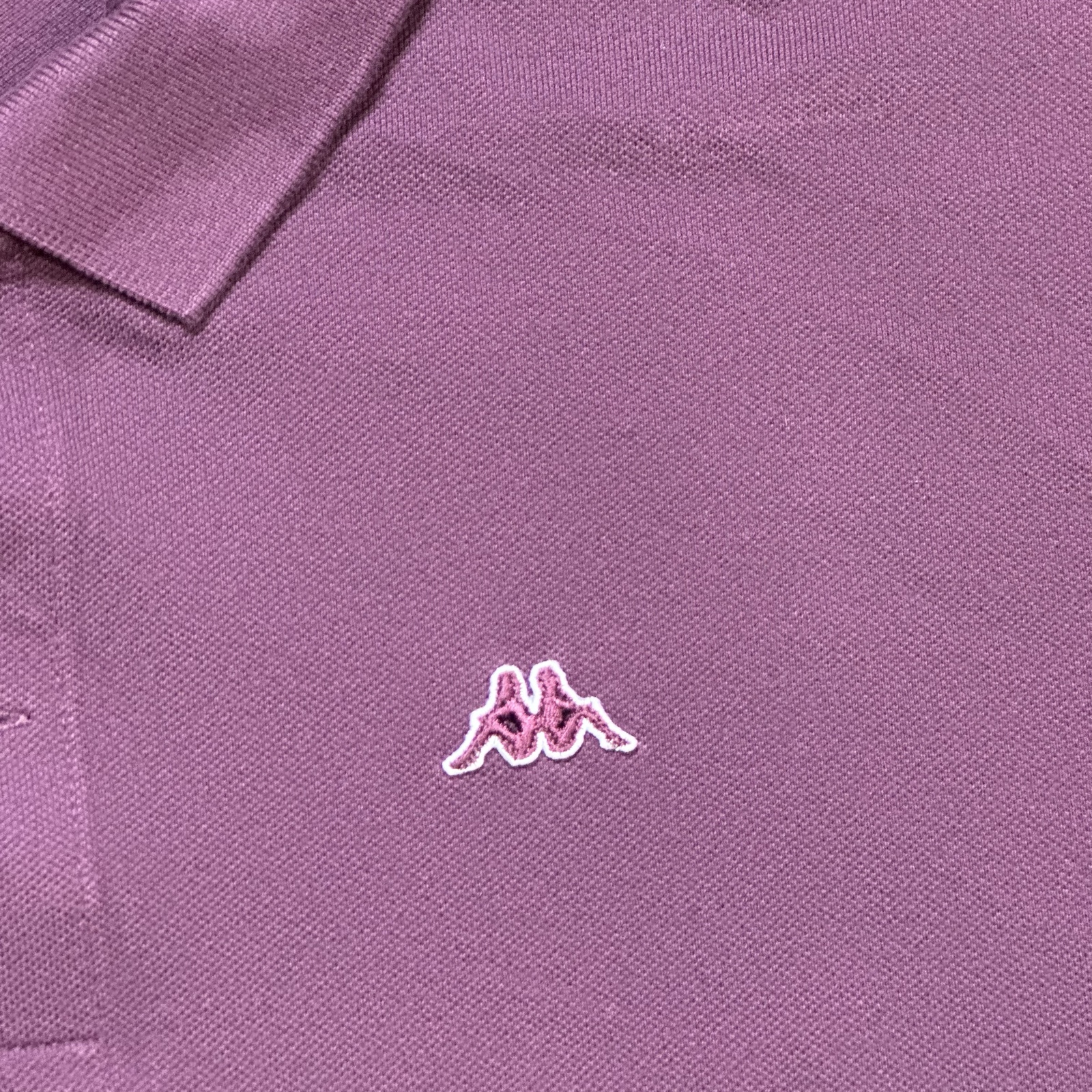 Kappa Purple Polo Shirt XL Classic Minimal Embroidered Logo image 2