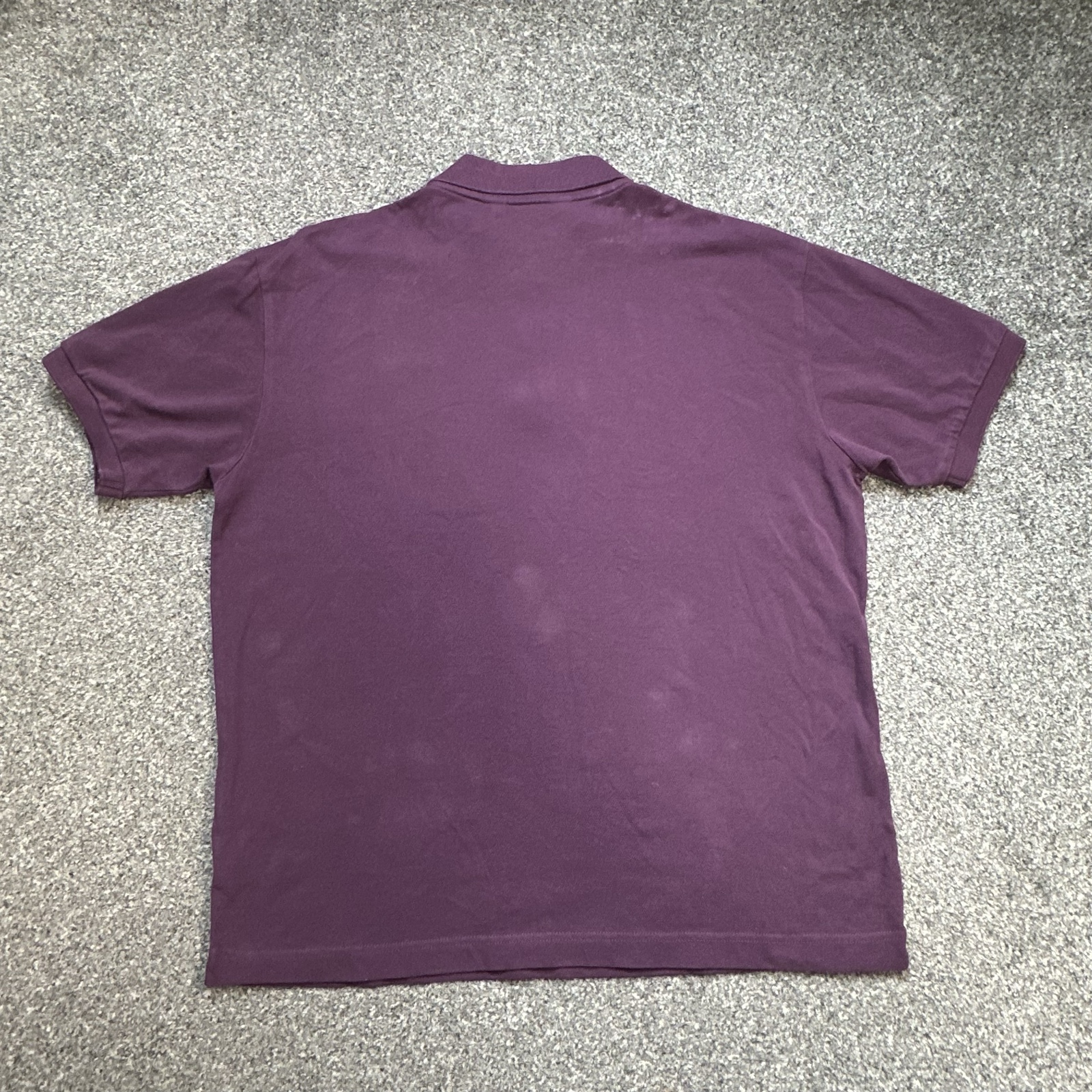 Kappa Purple Polo Shirt XL Classic Minimal Embroidered Logo image 4