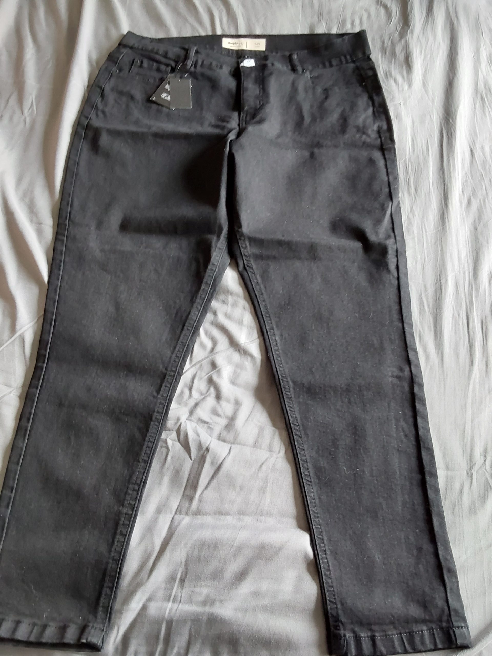 Simply Be Black Skinny Jeans UK 18 New With Tags Ladies Womans