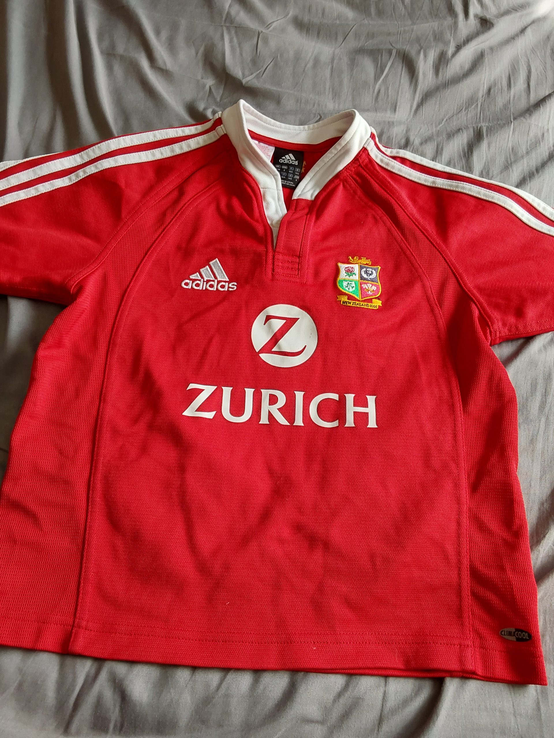 Adidas British & Irish Lions 2005 New Zealand Tour 9 - 10 Years Kids Size