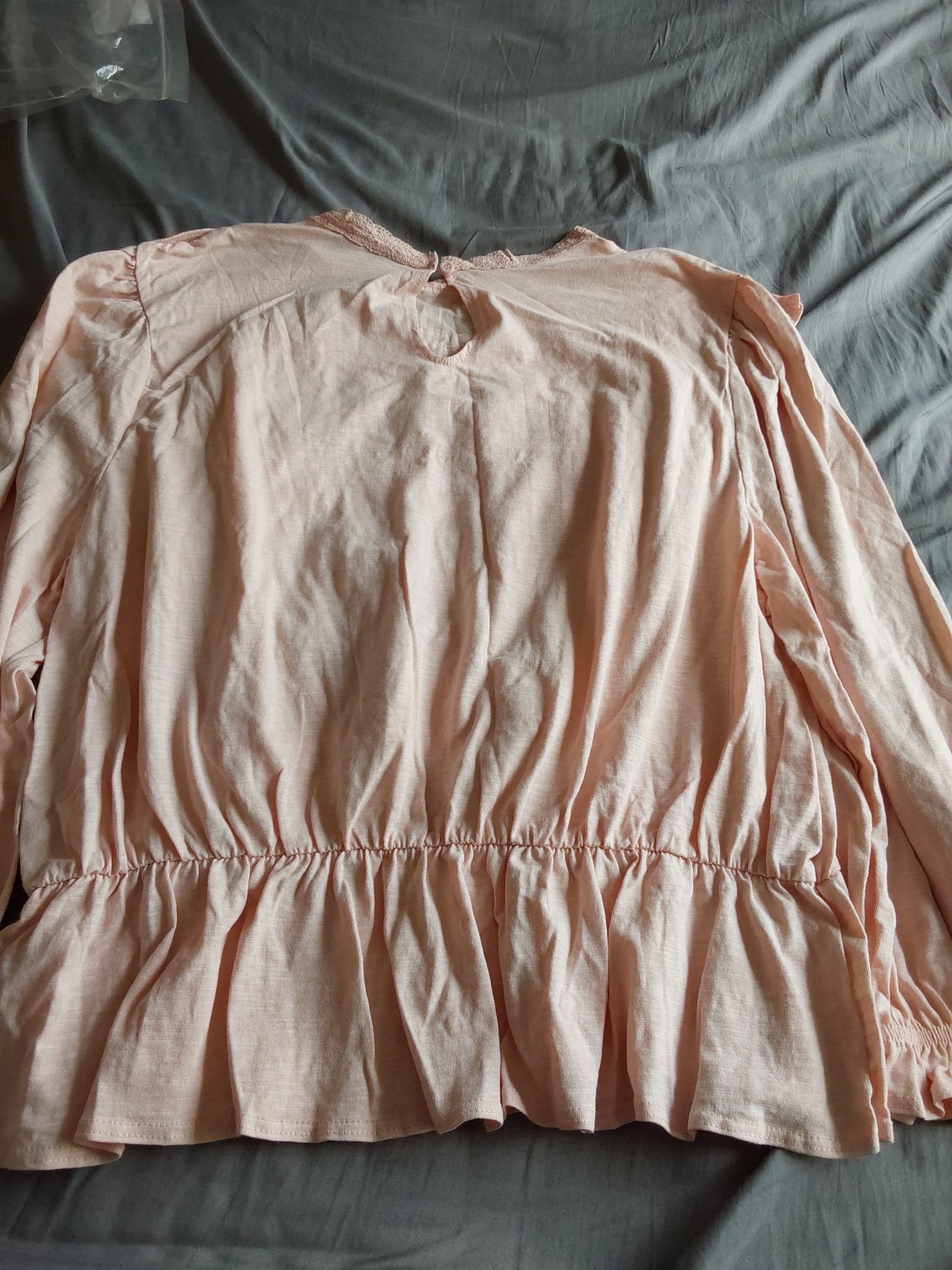 Dorothy Perkins Peach Cotton Lace Detail Blouse UK 20 Ladies BNWT image 6