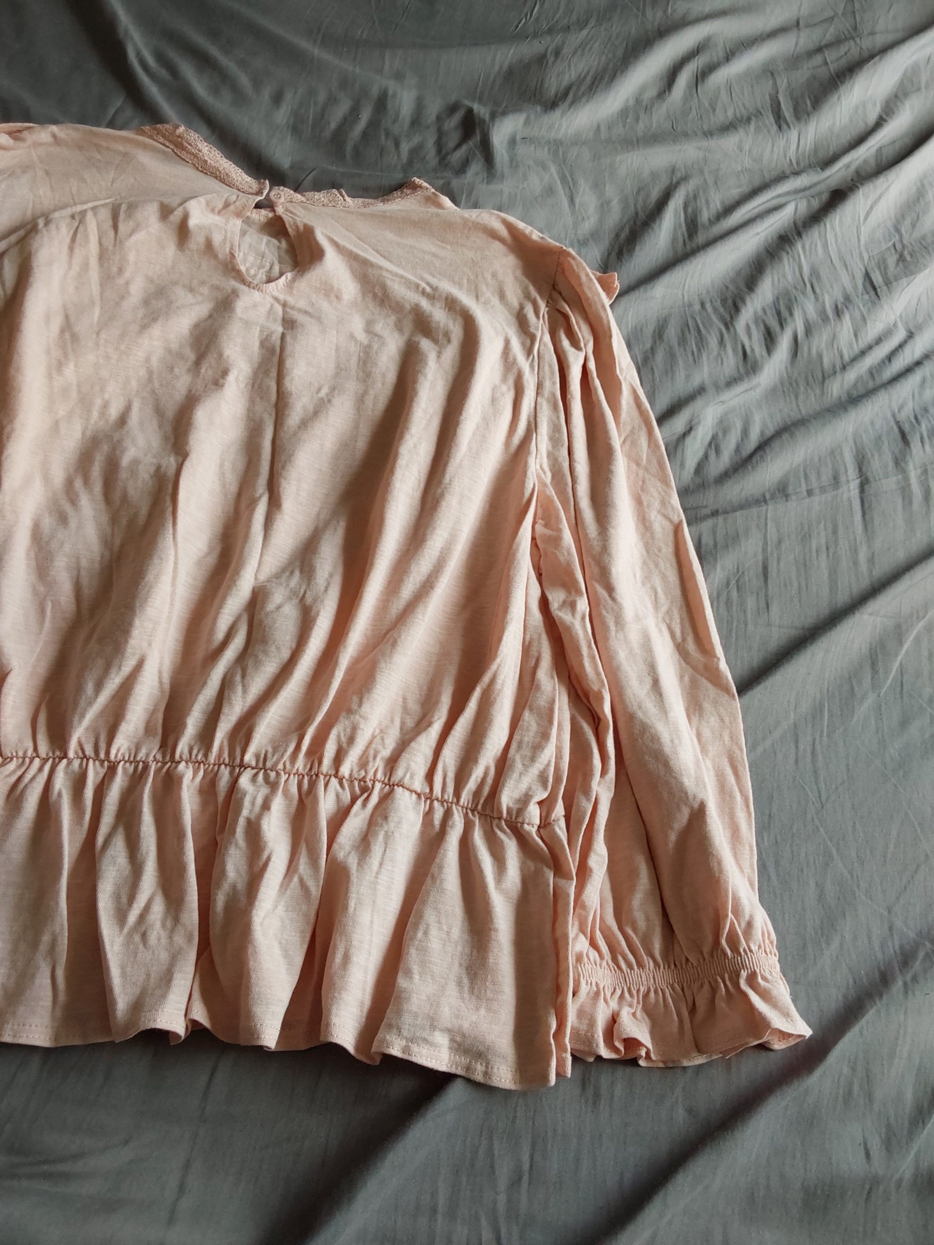 Dorothy Perkins Peach Cotton Lace Detail Blouse UK 20 Ladies BNWT image 8