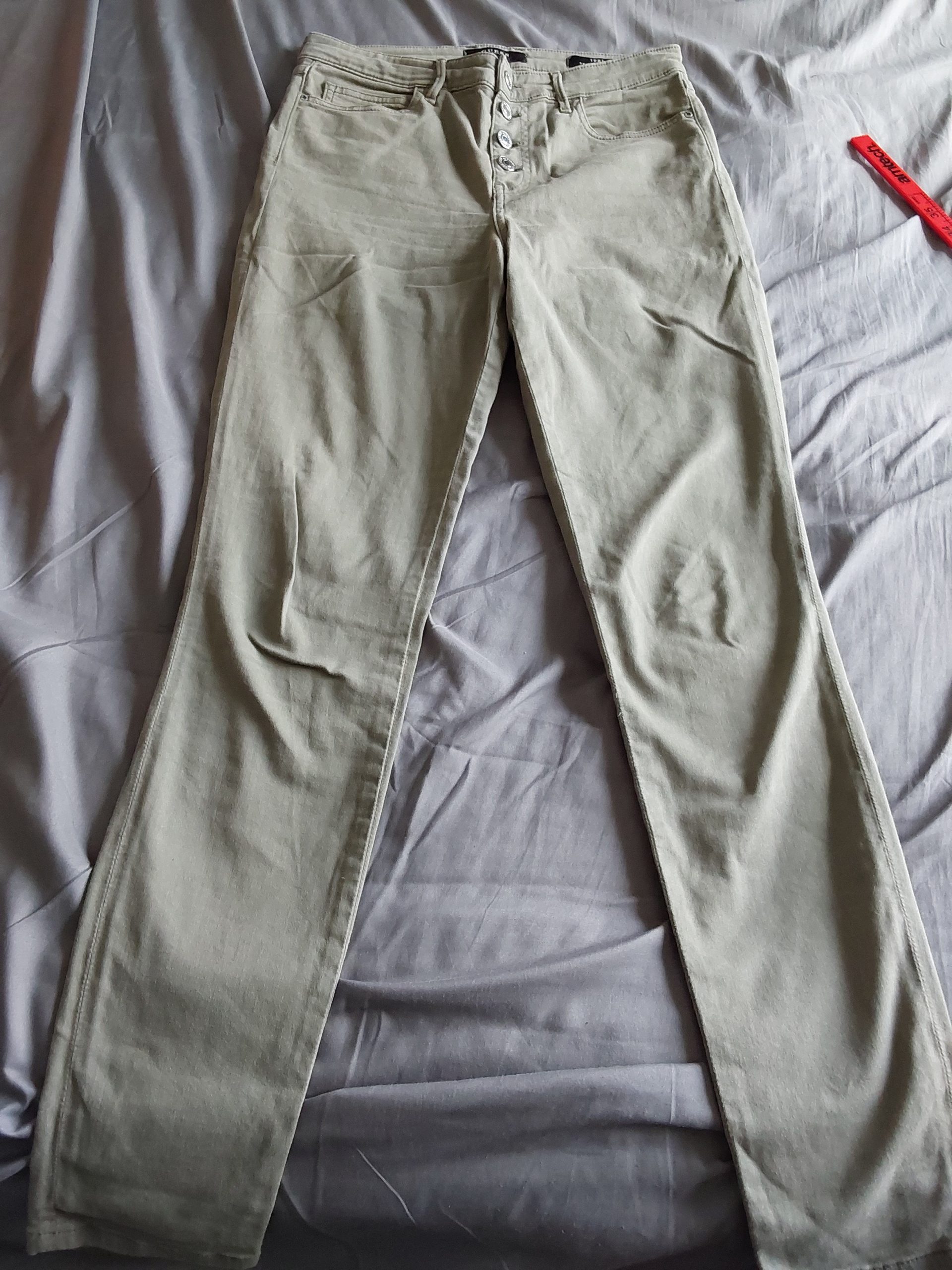 Guess Beige Skinny High Waist Jeans 28 Waist 29 Leg Ladies Womans