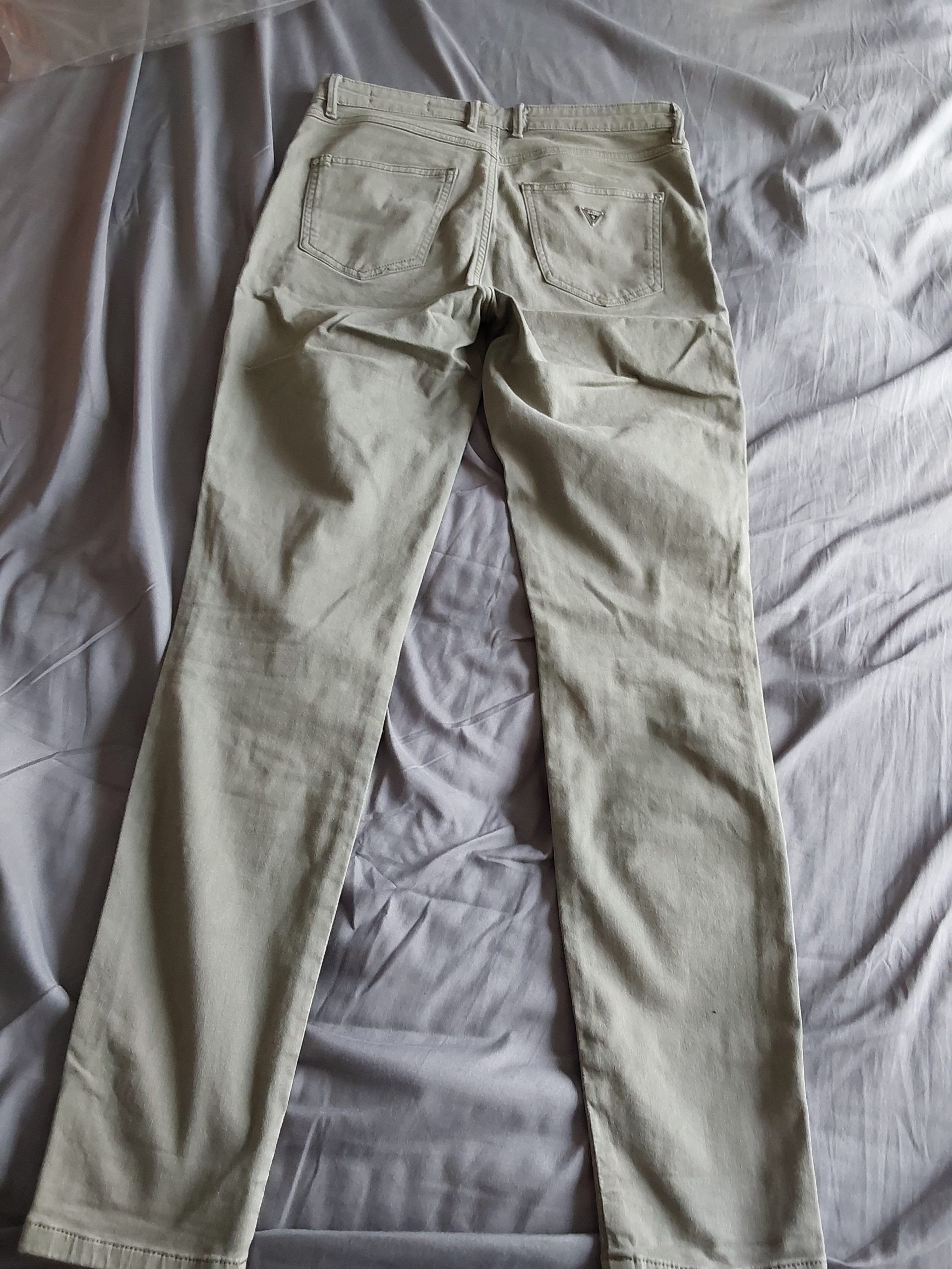 Guess Beige Skinny High Waist Jeans 28 Waist 29 Leg Ladies Womans image 4