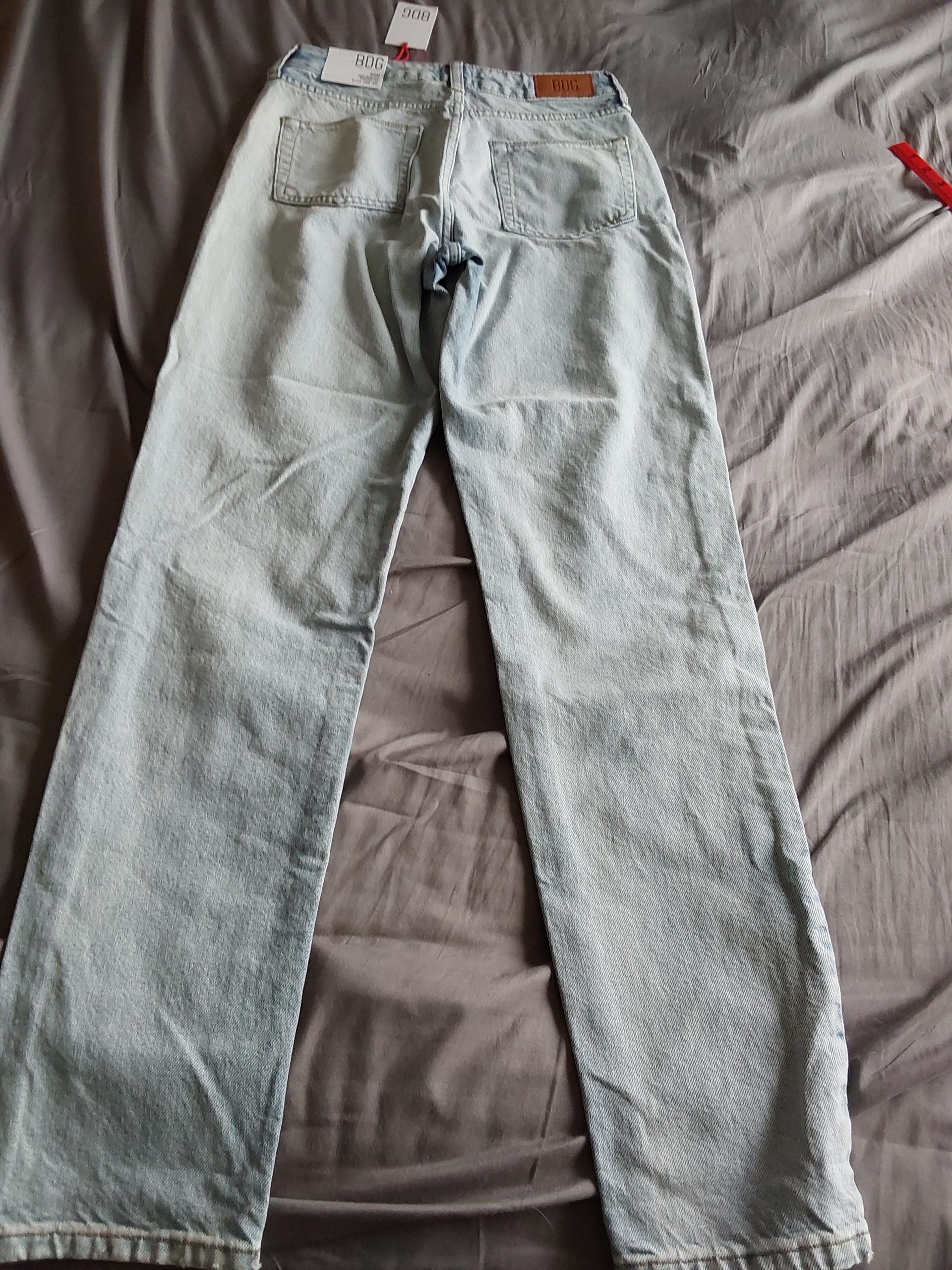 BDG Urban Outfitters Light Blue Denim Mom Jeans W26 L34 New RRP £55 image 6