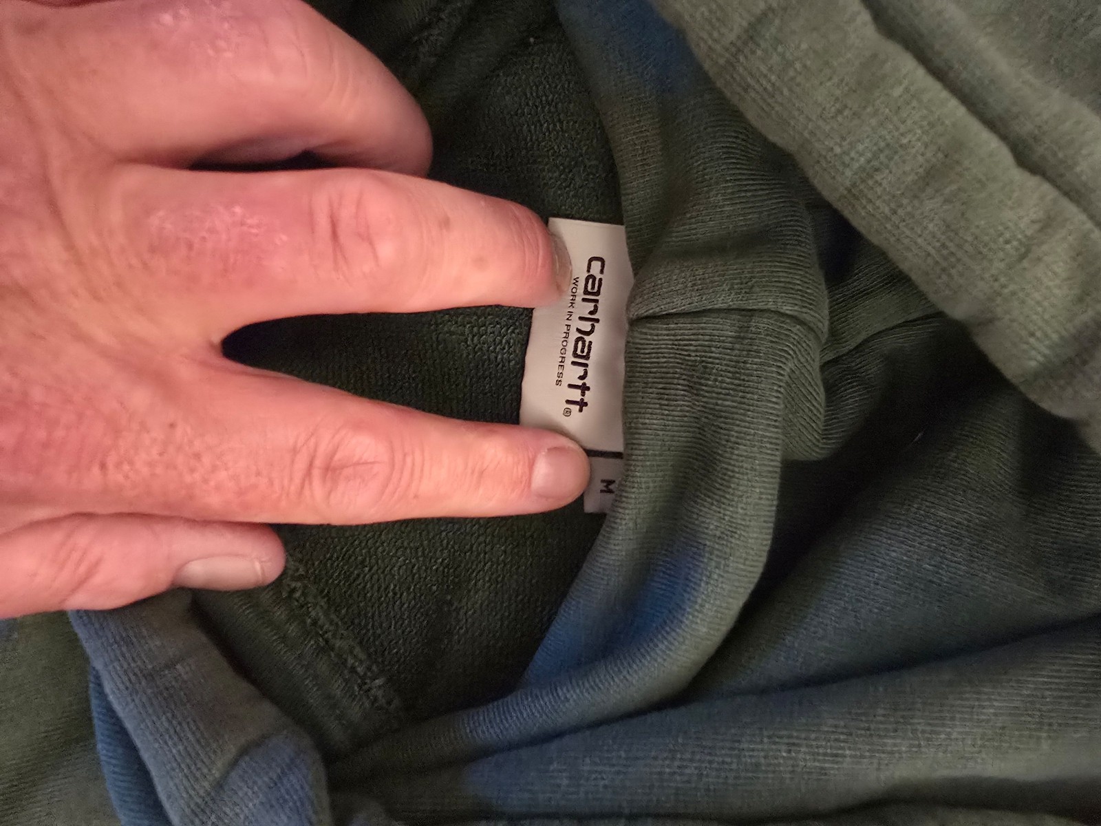 Carhartt Green Hooded Sweatshirt Medium image 2