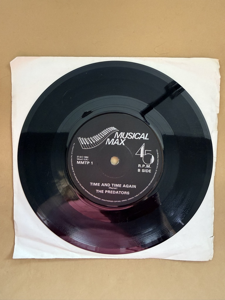 The Predators Musical Max 45 RPM Vinyl Single 7" I'll never let you down image 2