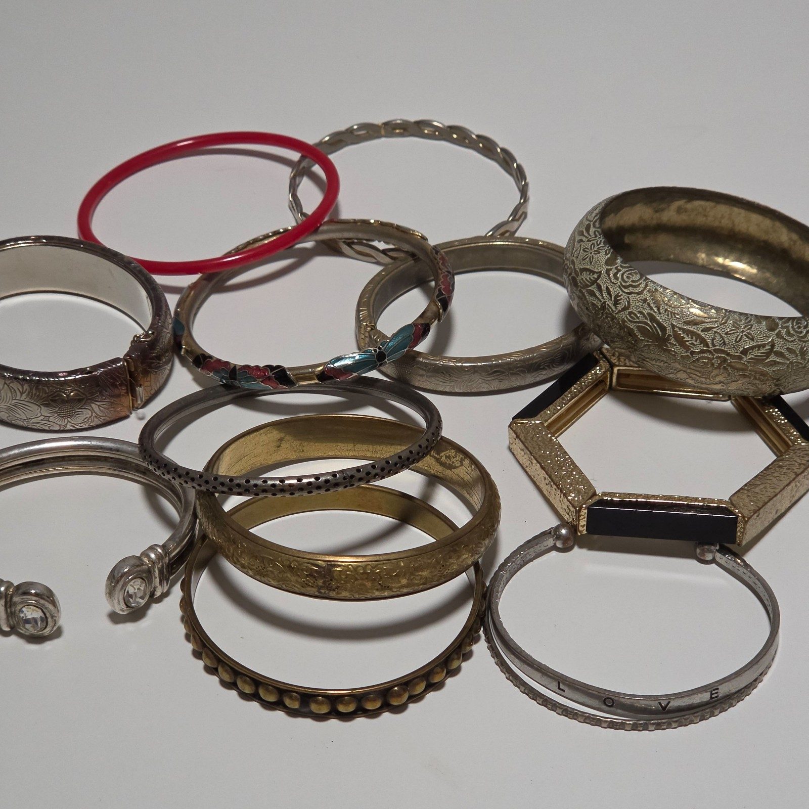 Mixed Metal Multi-Style Bangles.b3 image 4