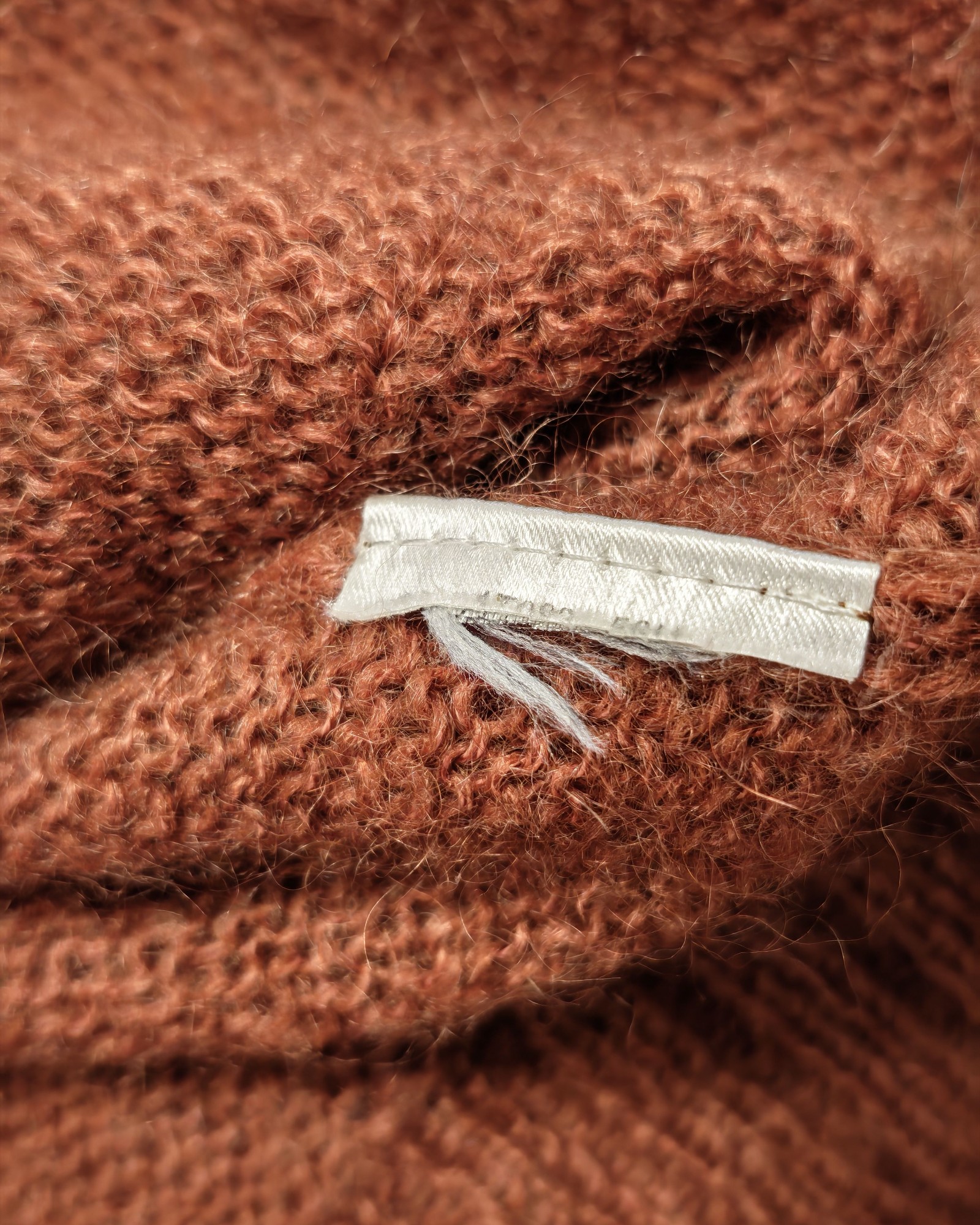 Brown Women's Woolen Knitted Cardigan Small image 4