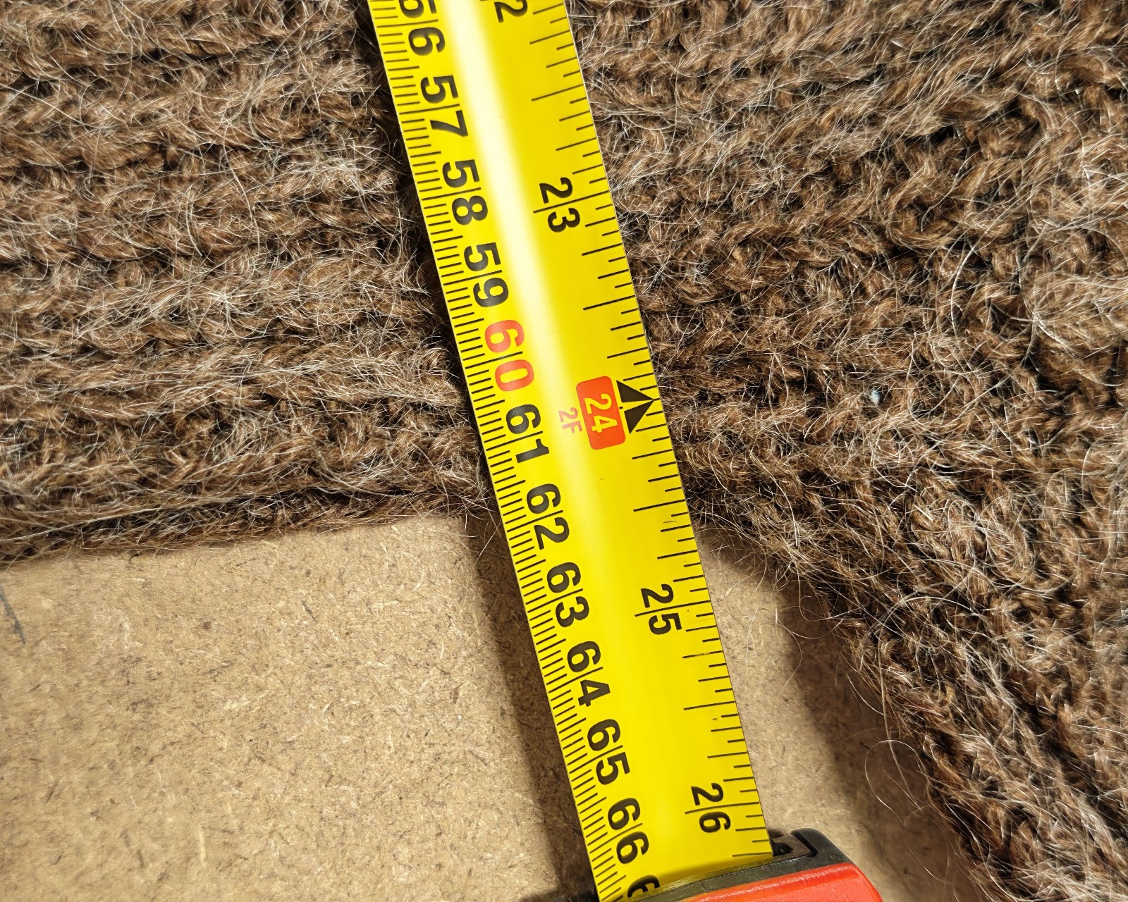 Brown Women's Soft Knit Wool Blend Jumper Medium image 3