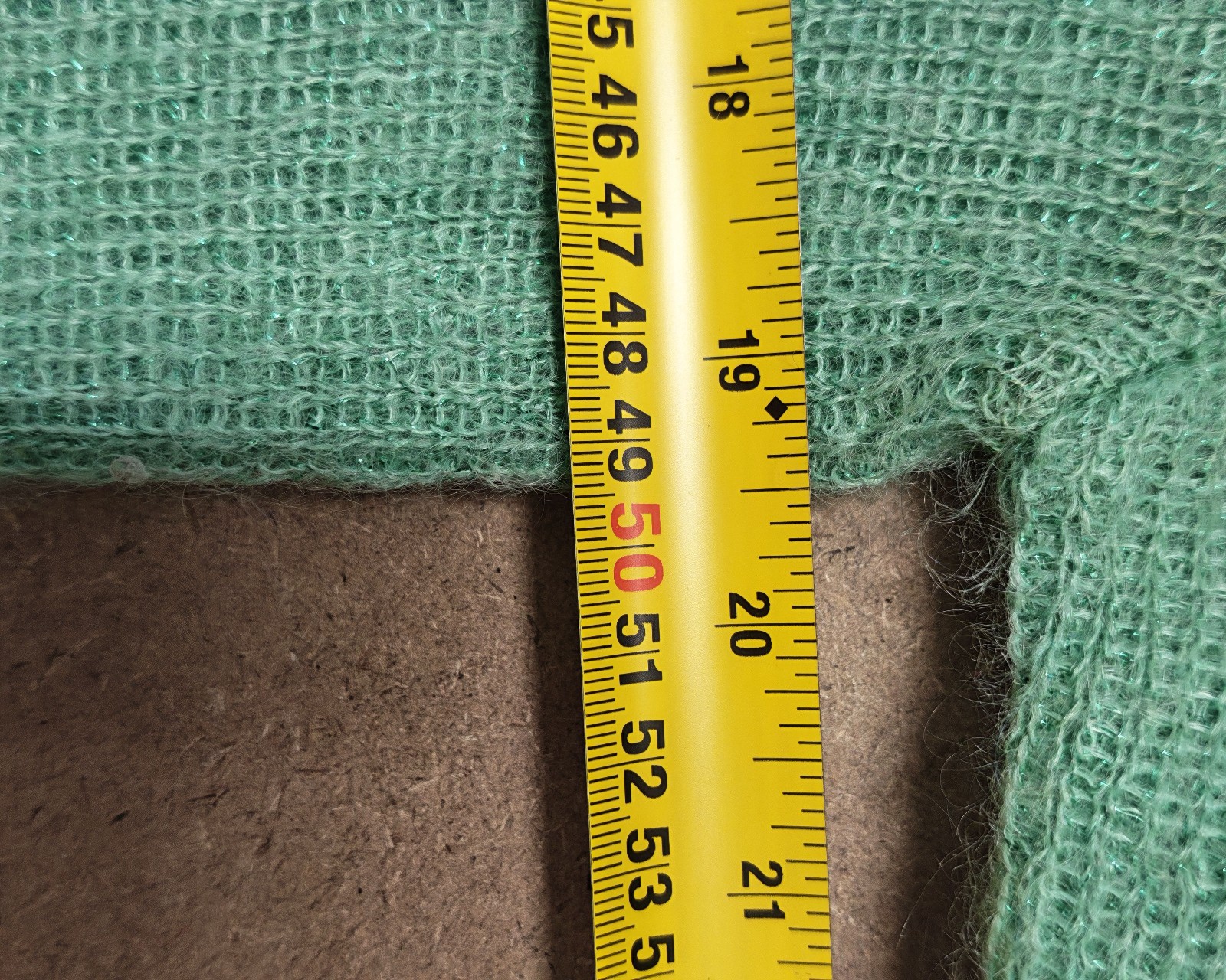 Green Mohair Wool Blend Button Cardigan Large Womens image 10