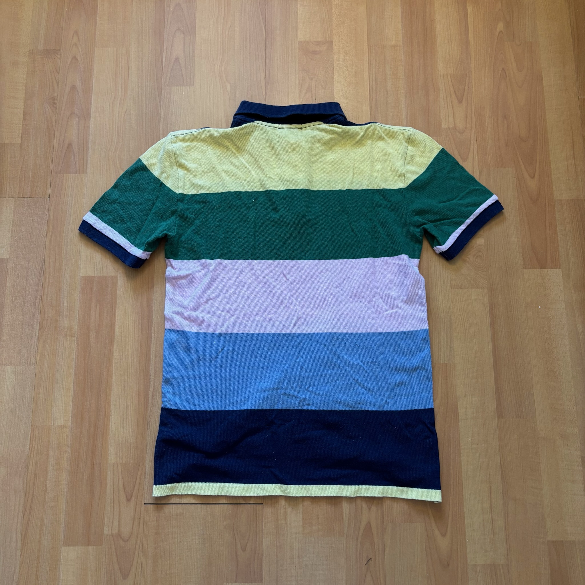 Polo Ralph Lauren Multi Colour Stripe Cotton Polo Shirt Large image 2