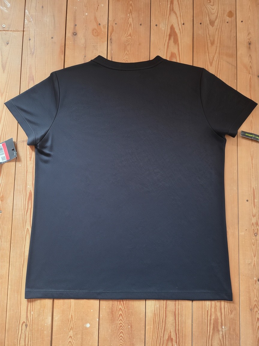 Nike Dri-FIT Women’s Black Training T-Shirt Size L New With Tags AQ3210-010 image 2