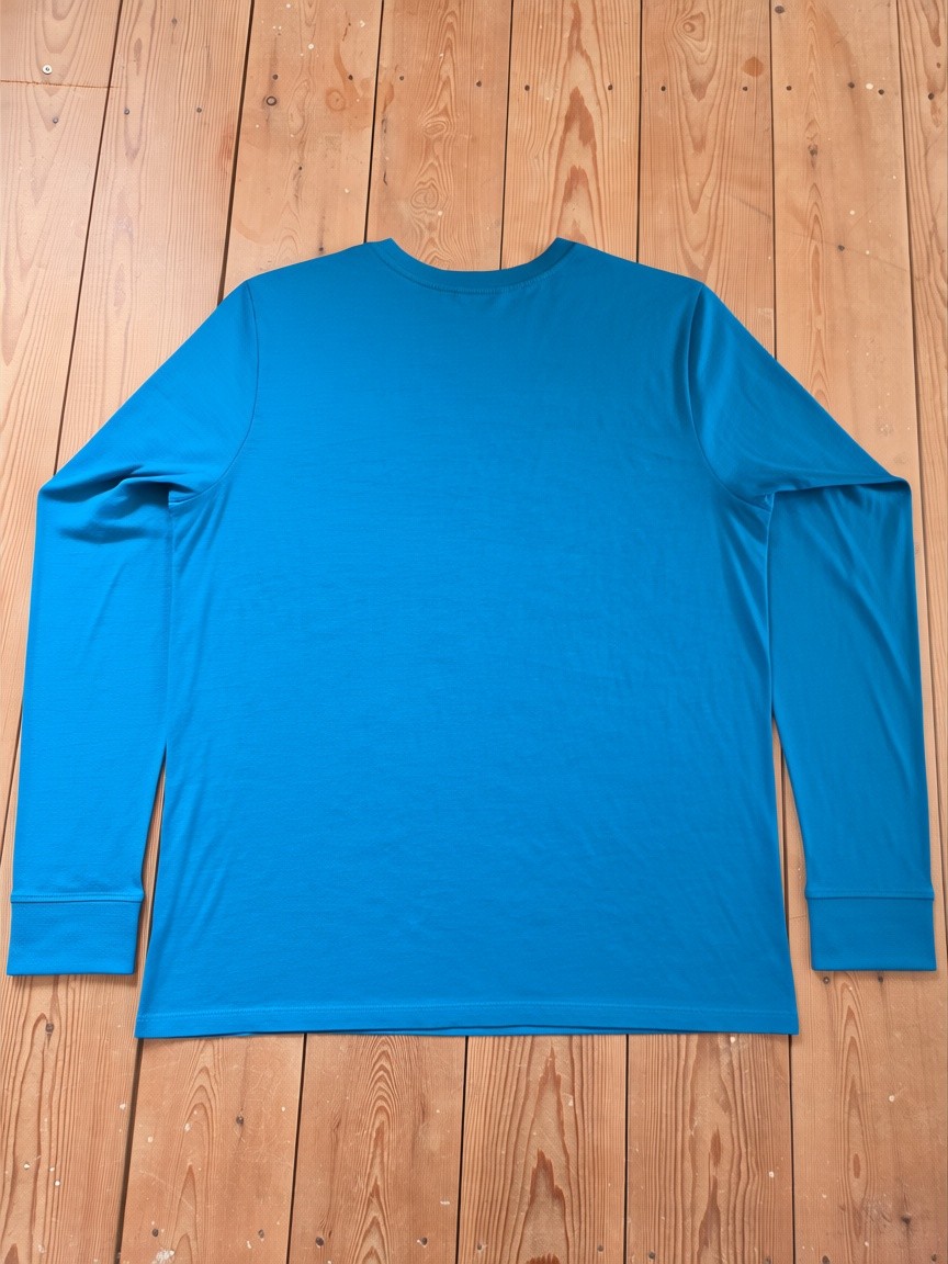 Nike Sportswear Club Women’s Teal Blue Long Sleeve T-Shirt Size S image 2