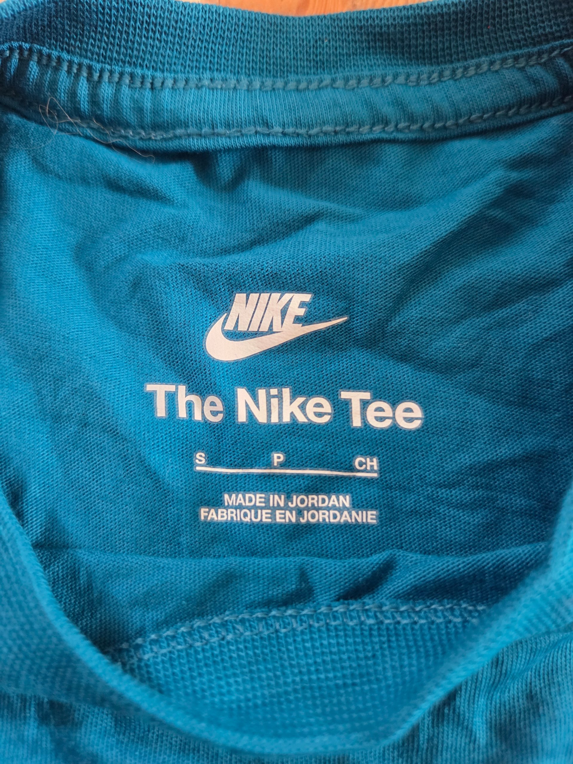 Nike Sportswear Club Women’s Teal Blue Long Sleeve T-Shirt Size S image 5
