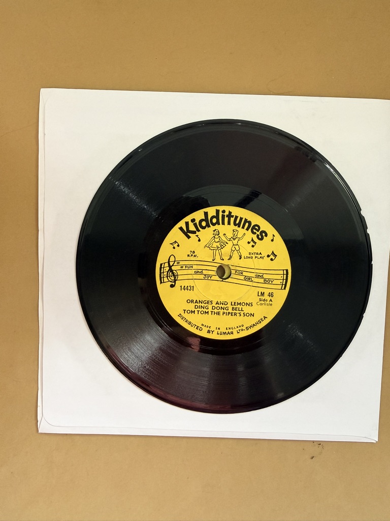 Kidditunes Children's Vinyl Record 6 Inch Set 78RPM image 2