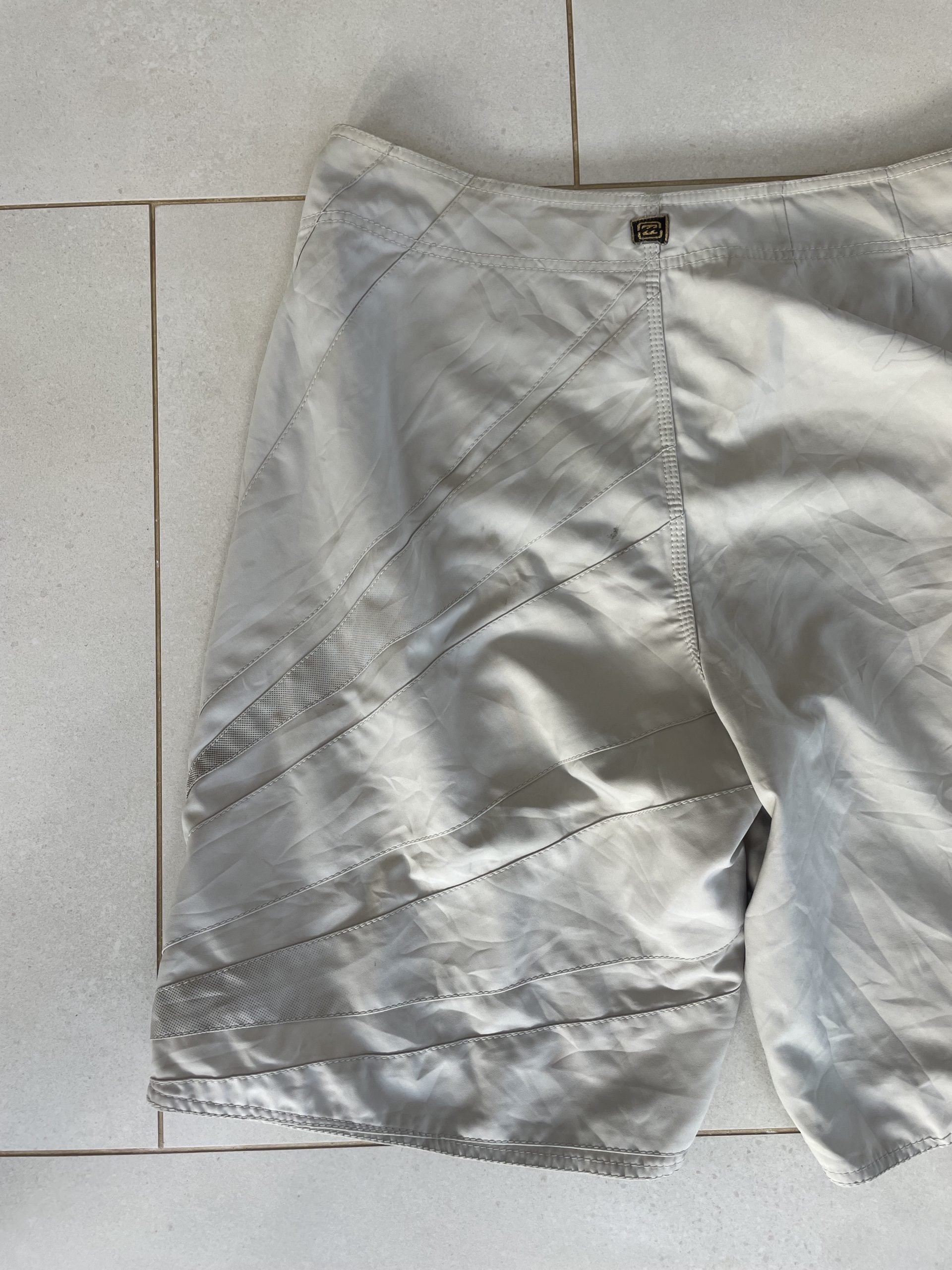 Andy Irons Billabong Platinum Beige Cargo Boardshorts Size 38 image 6