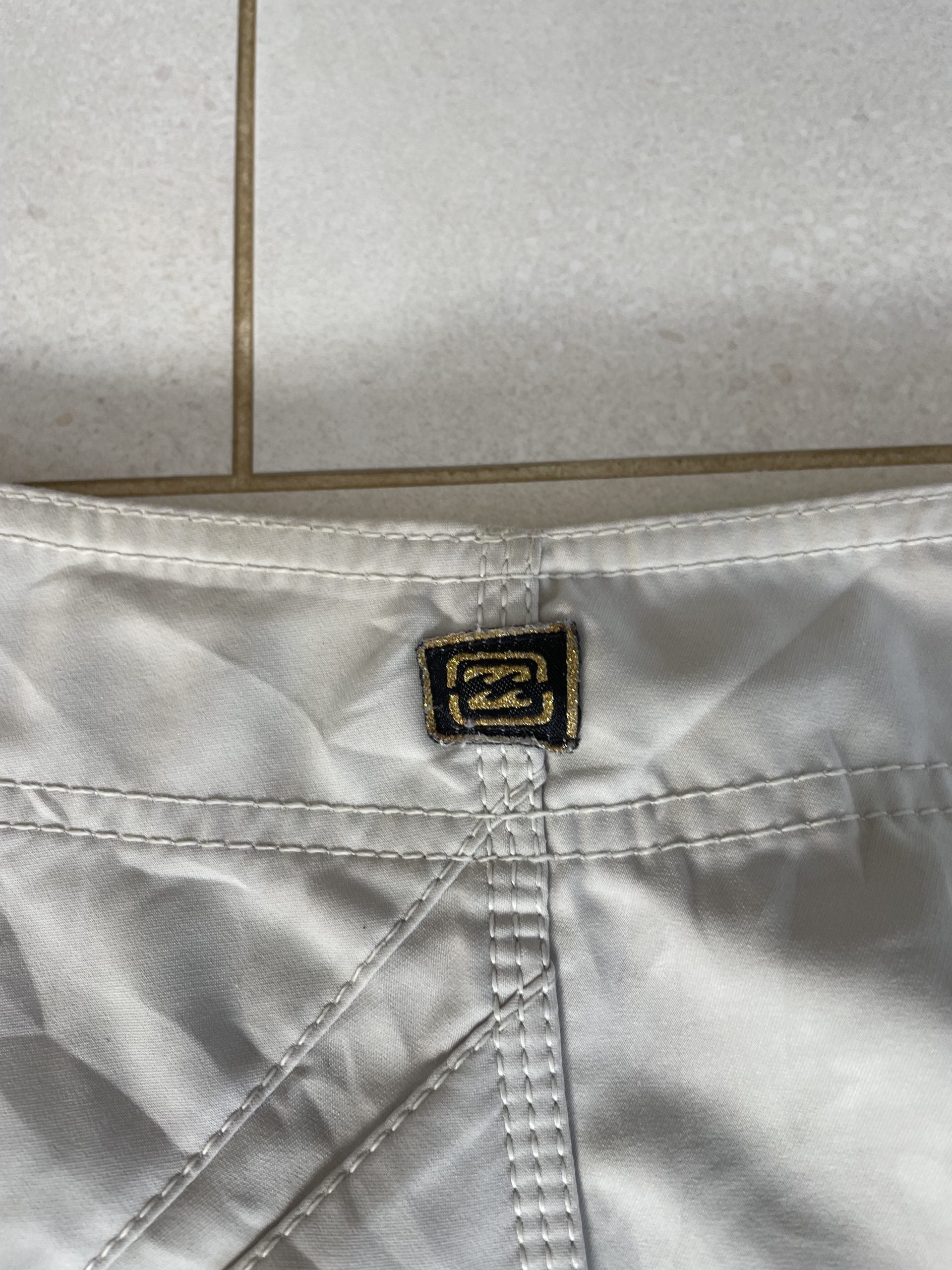 Andy Irons Billabong Platinum Beige Cargo Boardshorts Size 38 image 8