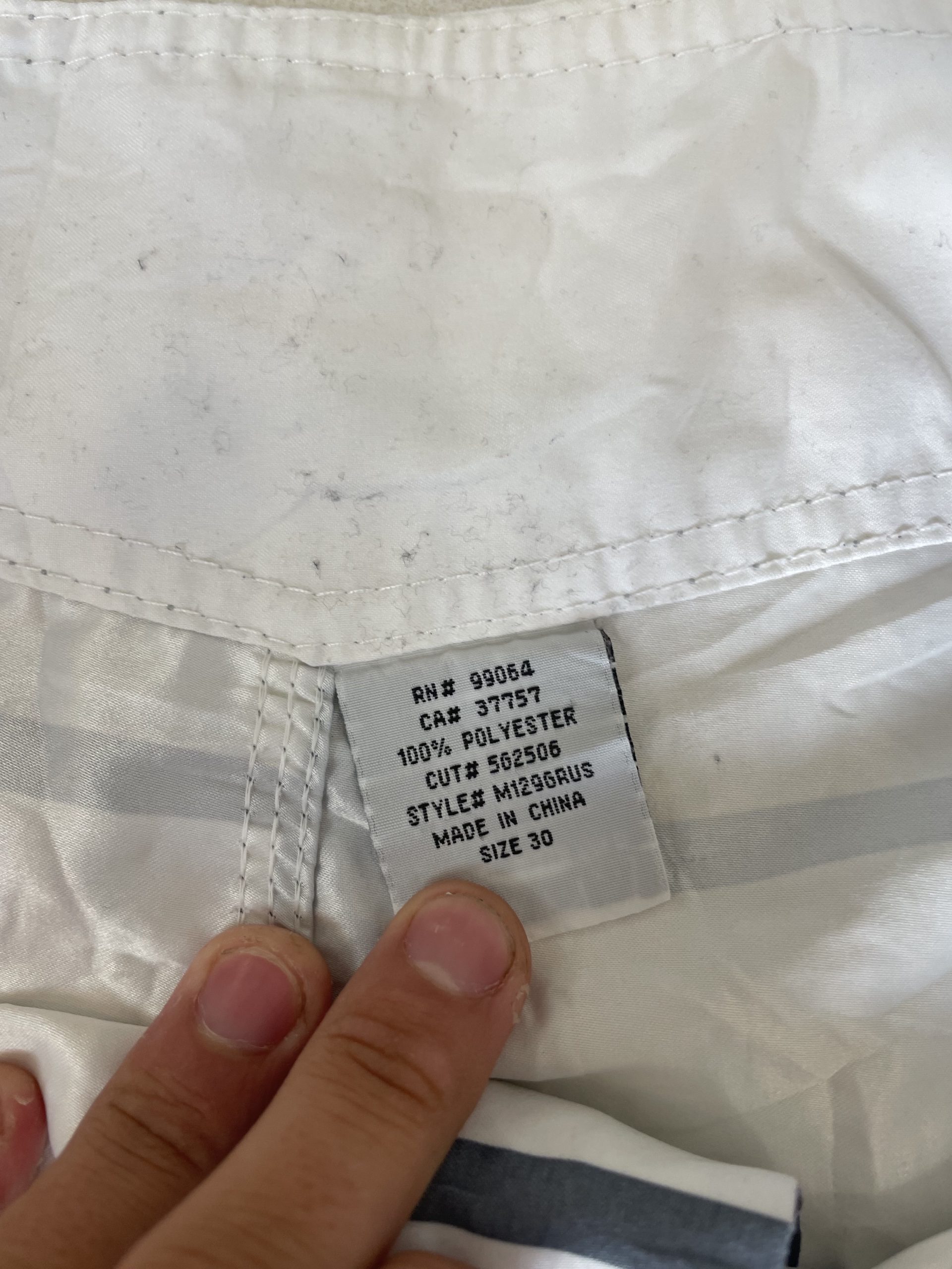 Billabong White & Black Check Board Shorts Size 30 image 4