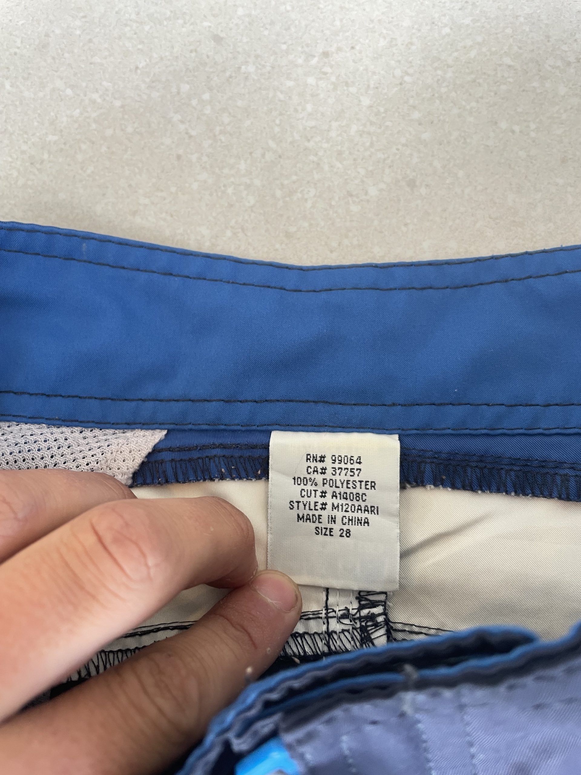Billabong Navy & White Men's BoardShorts 28 Waist image 2