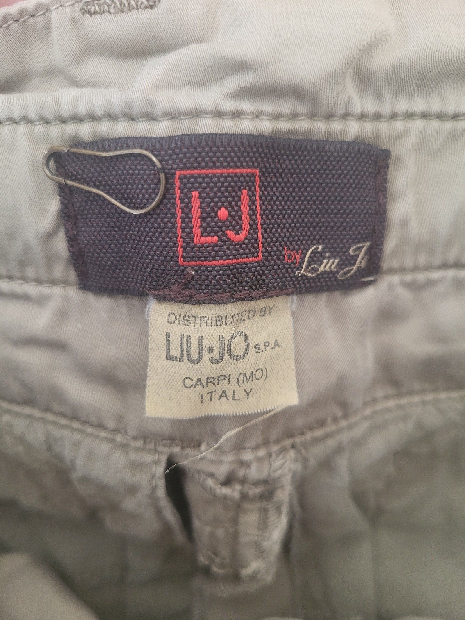 Liu Jo Women Cotton Cargo Pants W30 Belted Zippered Cuffs image 3