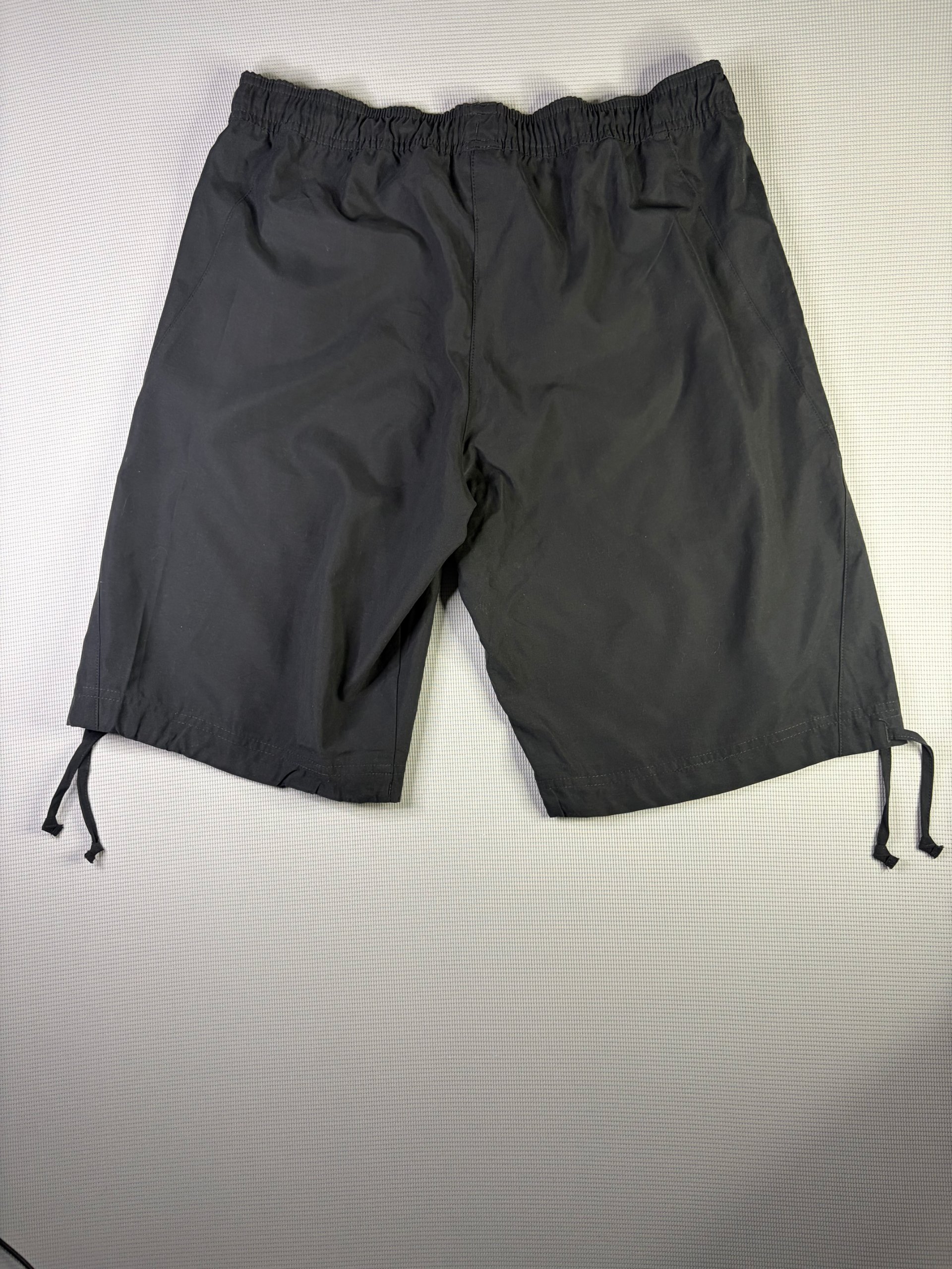 Adidas Swim Shorts Black Women's Size UK14 Cream Waist Drawcord Hem image 5