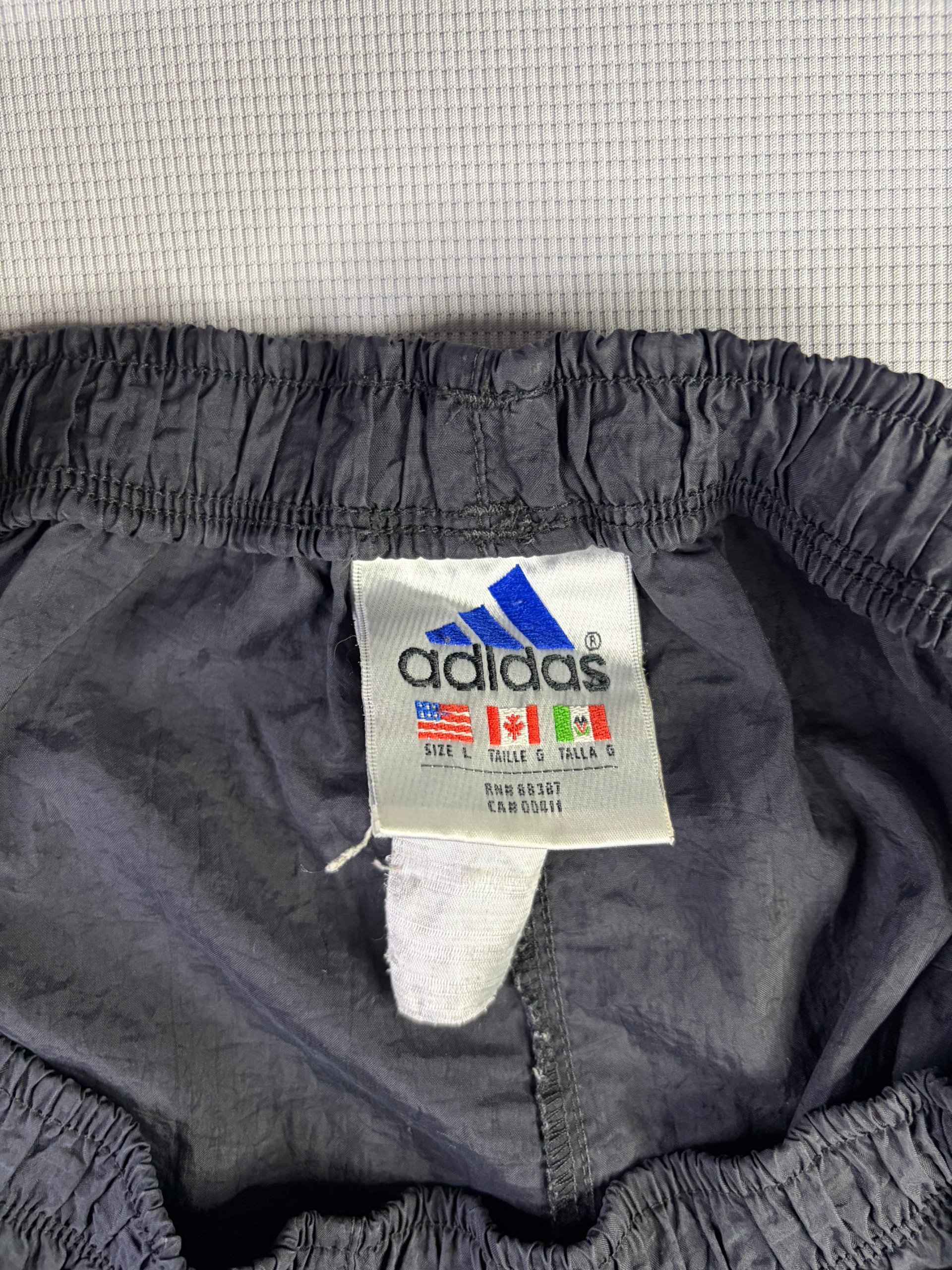 Adidas Black & White Men's Sports Shorts Large image 5