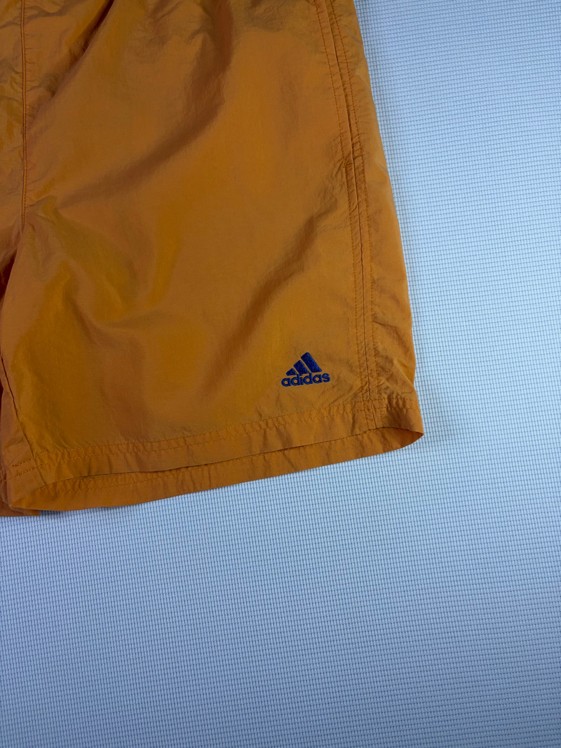 Adidas Classic Swim Shorts Orange Size L Mesh Lined Holiday image 2