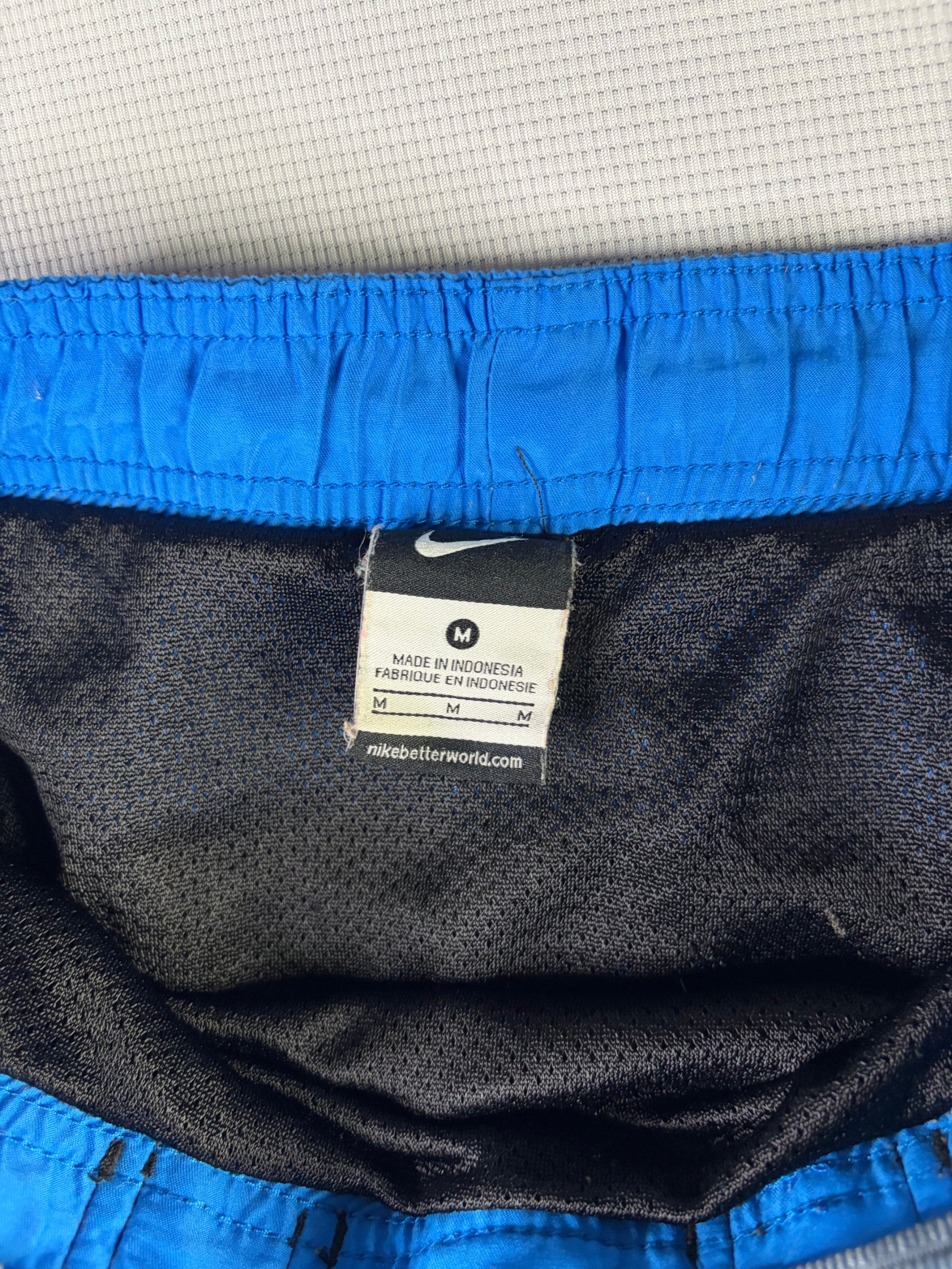 Nike Men's Black & Blue Swim Shorts Medium Quick-Dry image 7