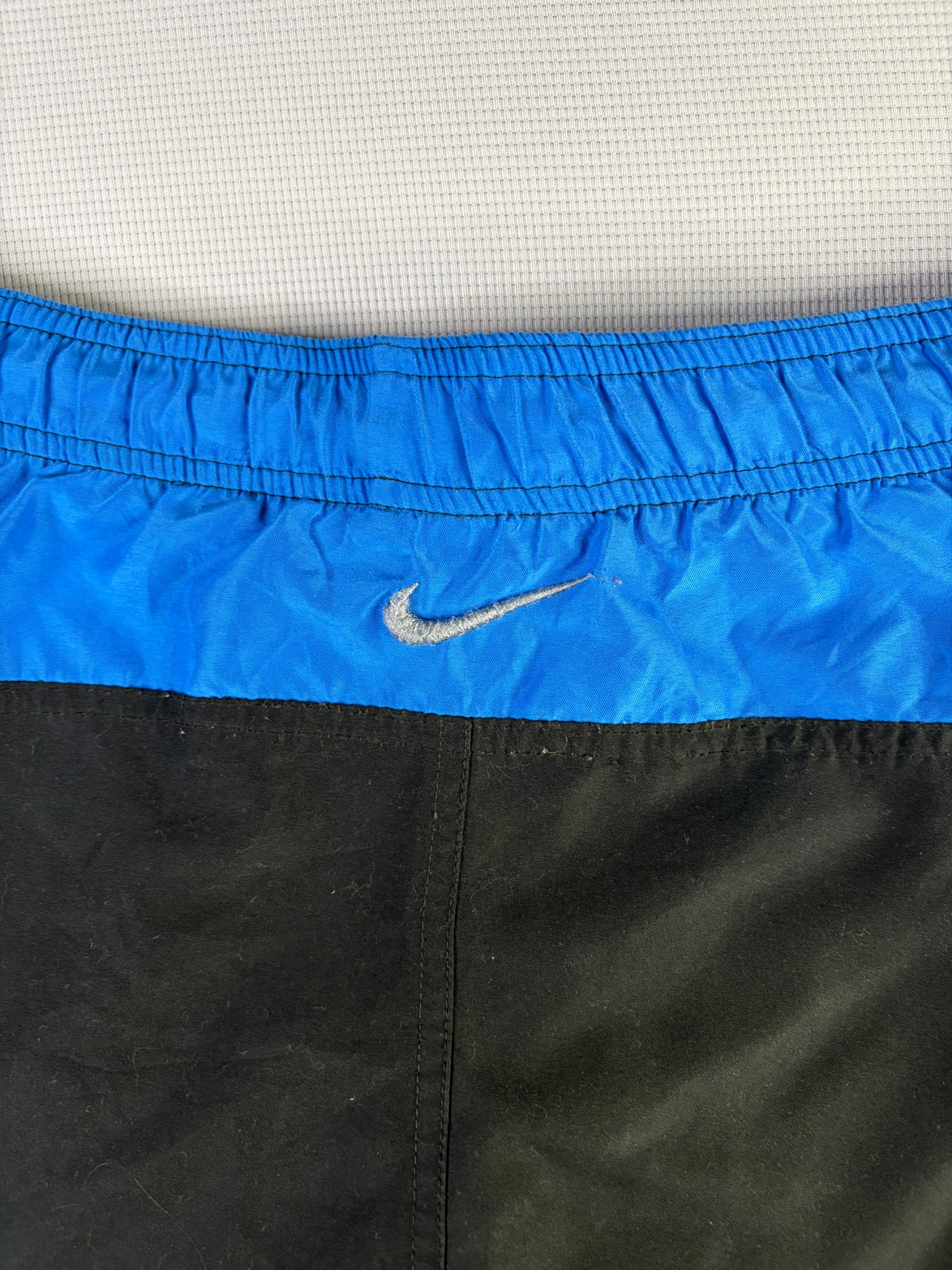 Nike Men's Black & Blue Swim Shorts Medium Quick-Dry image 8