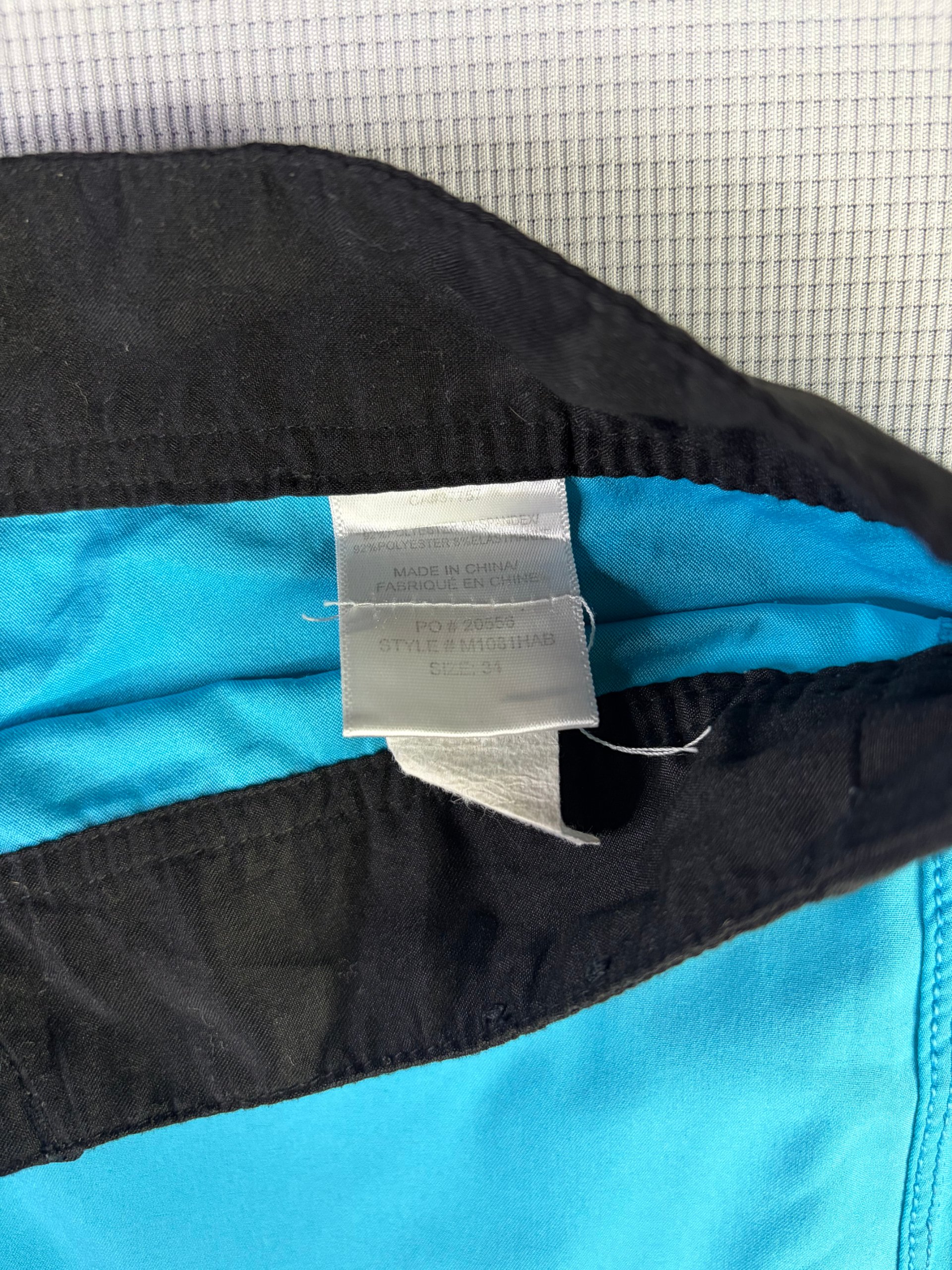 Billabong Men's Blue & Black Performance Stretch Board Shorts 31 image 4