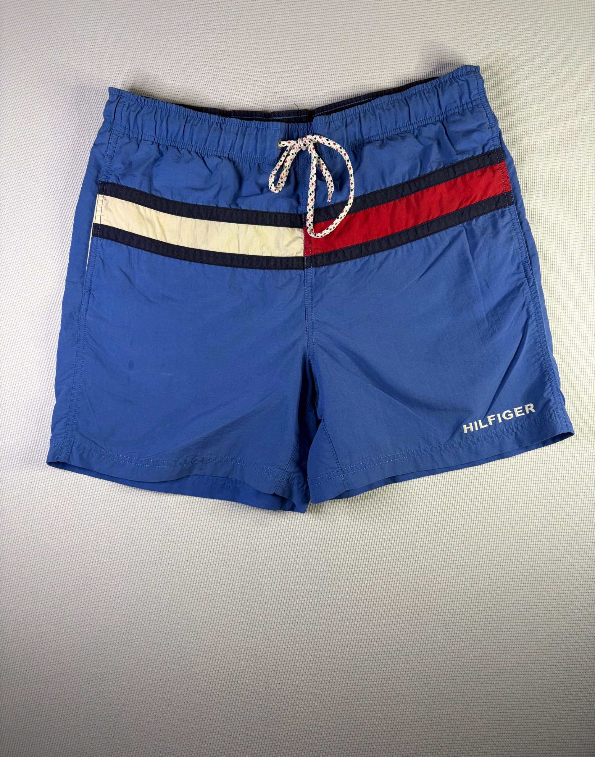 Tommy Hilfiger Blue & Red Swim Shorts Medium