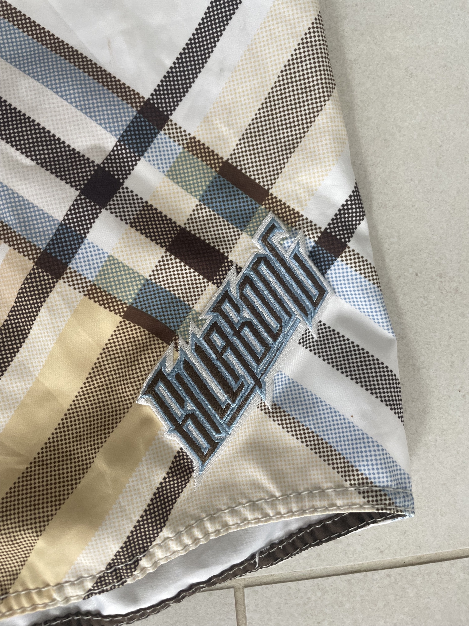 Billabong Men's Multi Plaid Board Shorts Size 36 Waist image 2