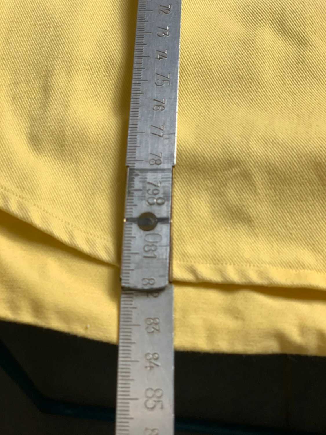 Ralph Lauren Blake Jaune Chemise Homme 100% Coton Manches Longues - taille Large image 8