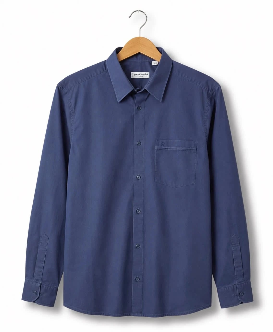 Pierre Cardin Paris Chemise Bleue Homme Manches Longues - taille 39