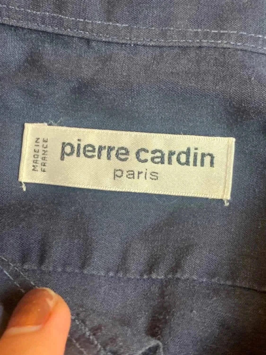 Pierre Cardin Paris Chemise Bleue Homme Manches Longues - taille 39 image 4