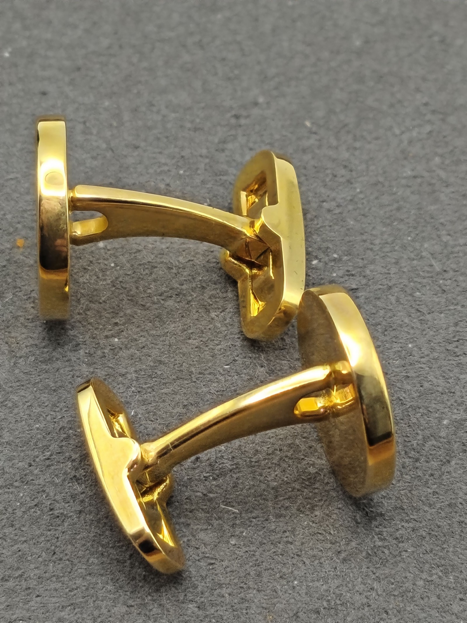 Valentino Garavani Gold & Green Tie Clip & Cufflinks Set Other image 7