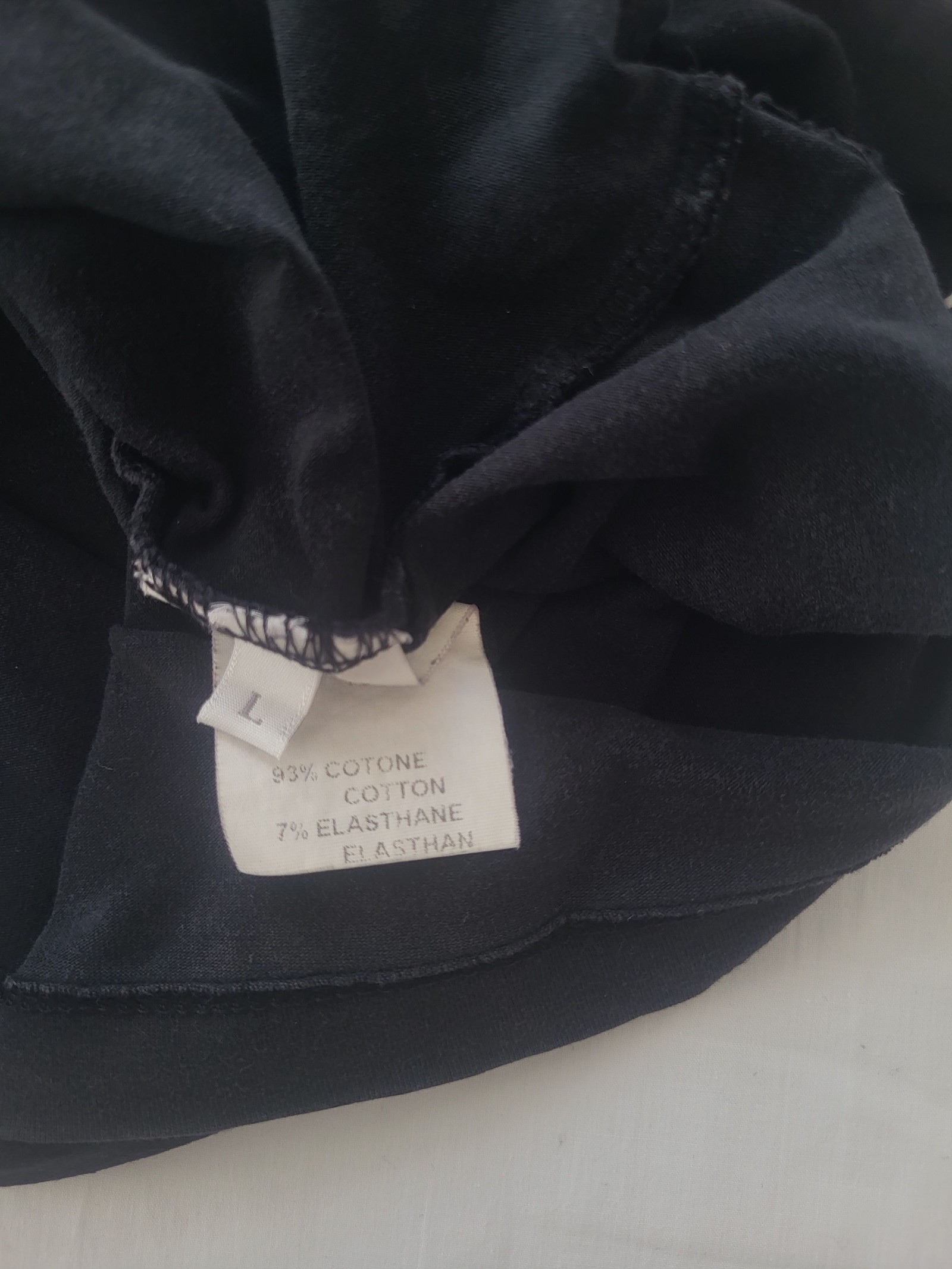 Pinko Women Black Cotton Blend Sleeveless Top Size Large image 4