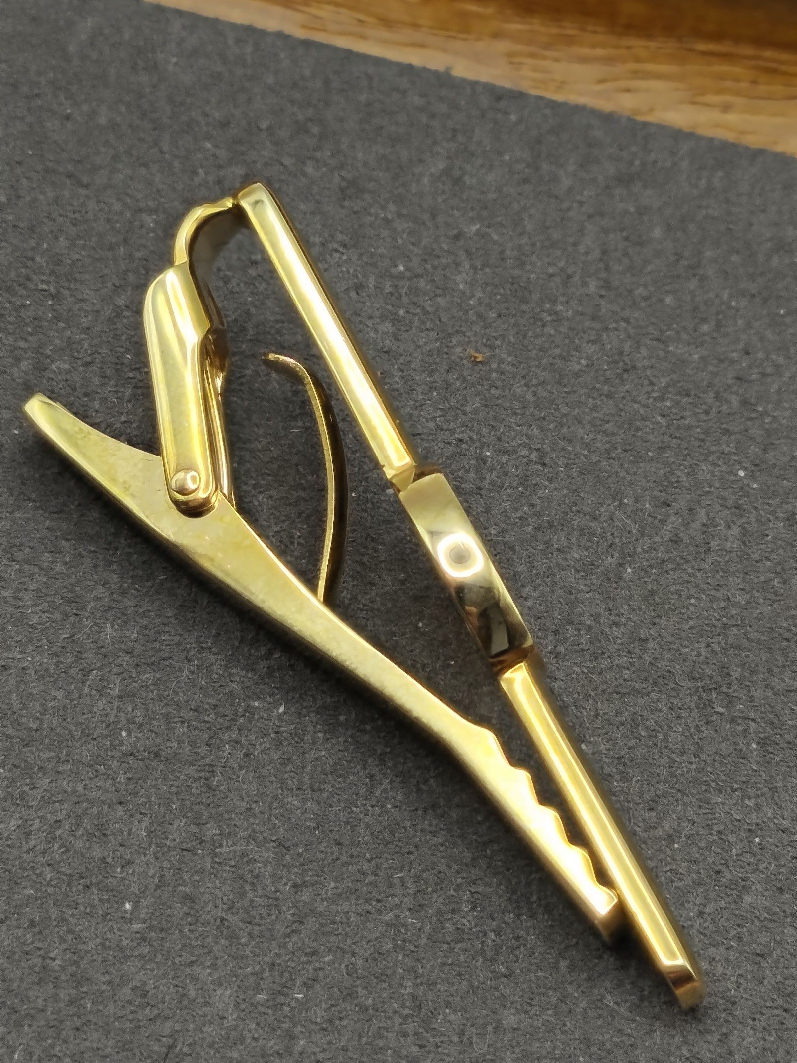 Celine Gold Tone Logo Tie Clip Men Other image 8