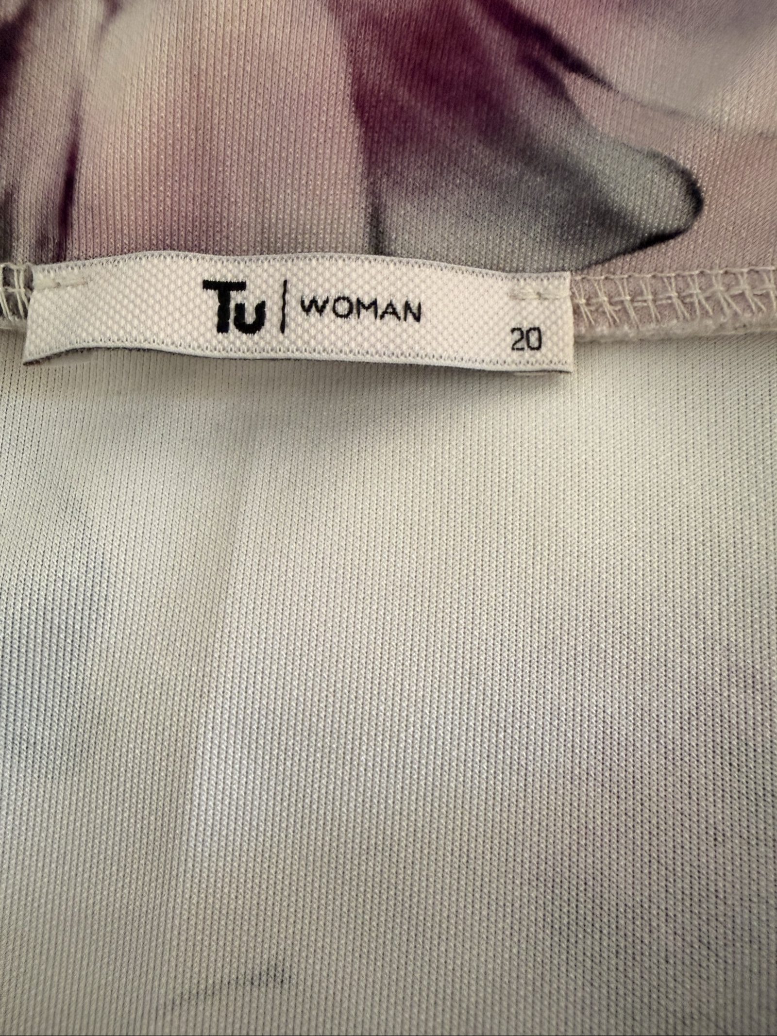 Tu Woman Multi Floral Print Pencil Skirt UK 20 Polyester Elastane image 4